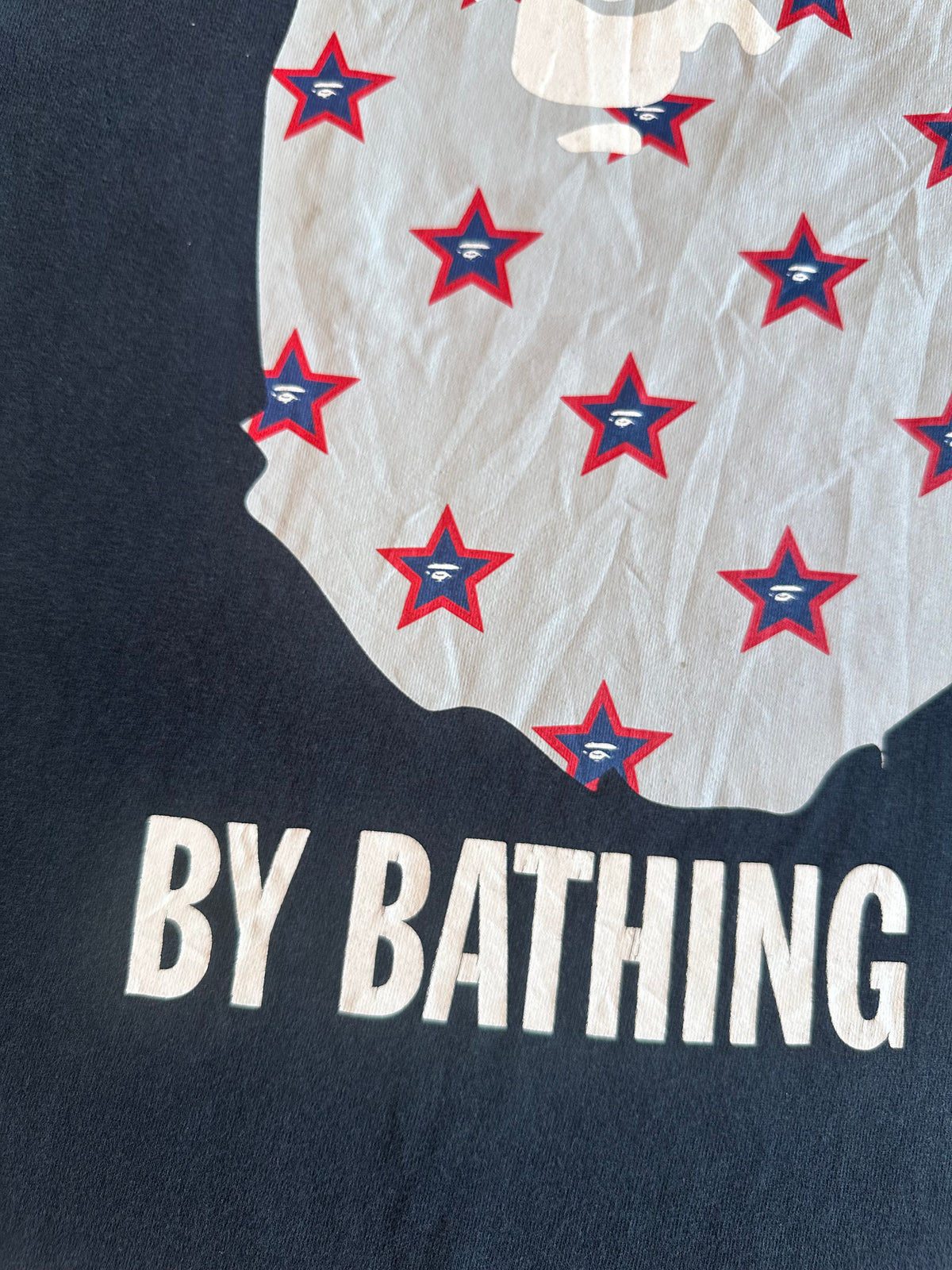 Vintage Bape Ape Head Star Tee
