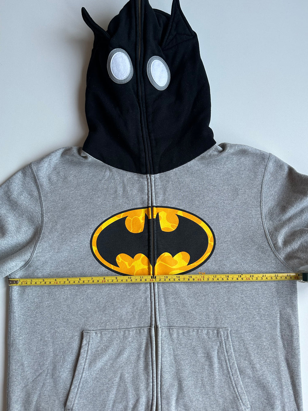 BAPE x DC Batman Full Zip Hoodie Grey – SS19