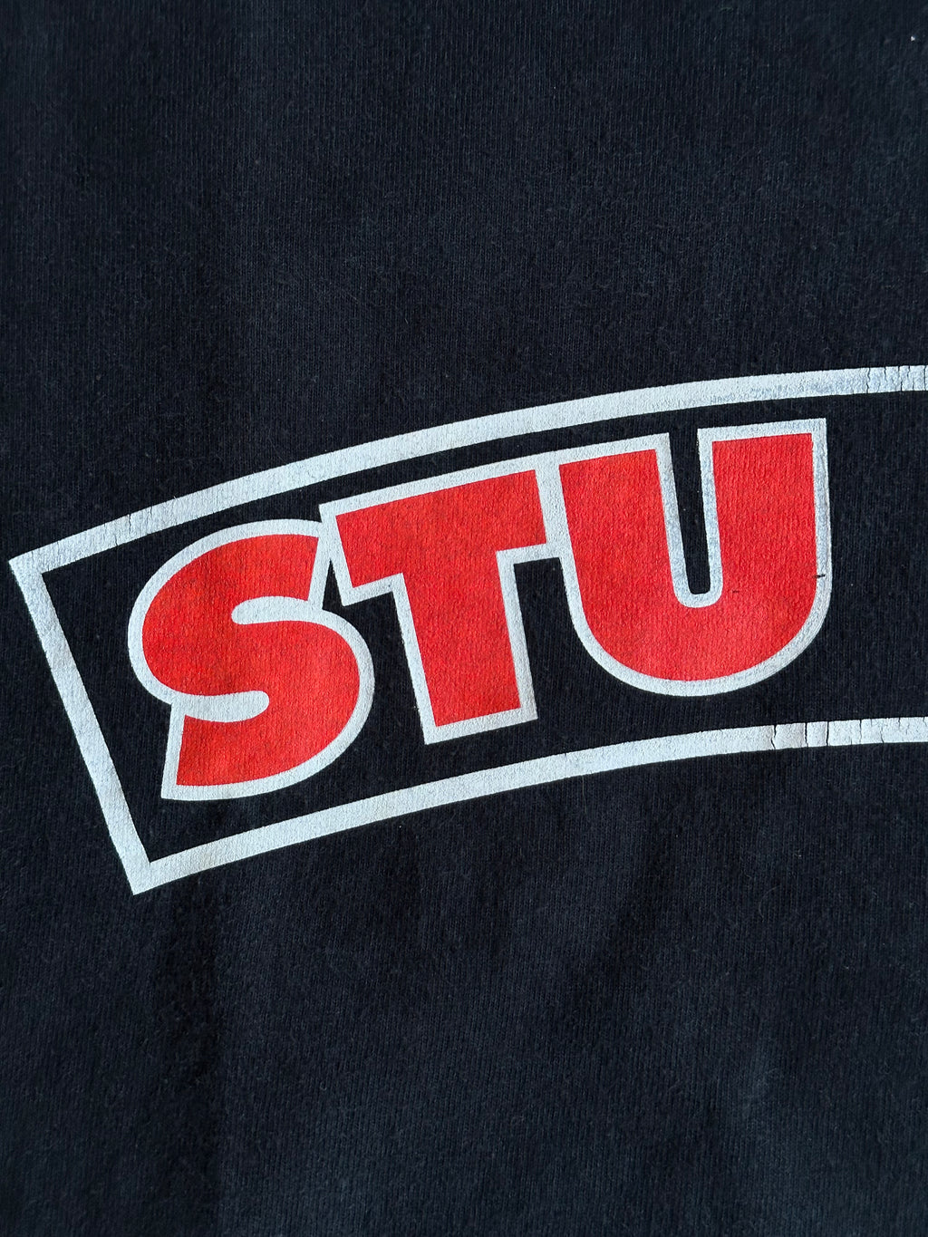 Vintage Stussy STU NYC Crown International Tee Black