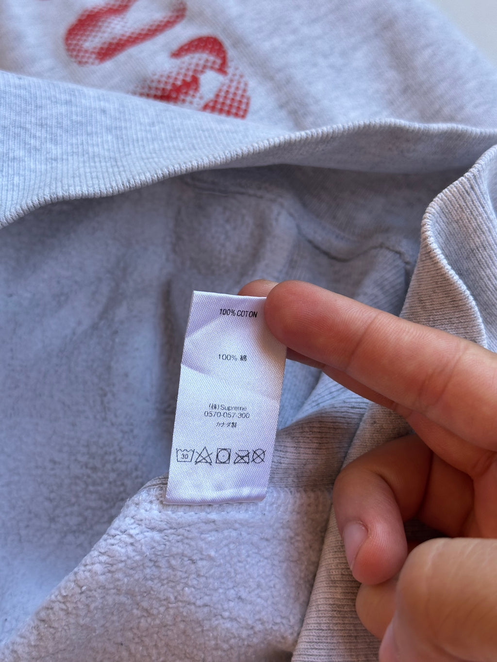 Supreme Gradient Sleeve Hooded Sweatshirt Ash Grey – FW18