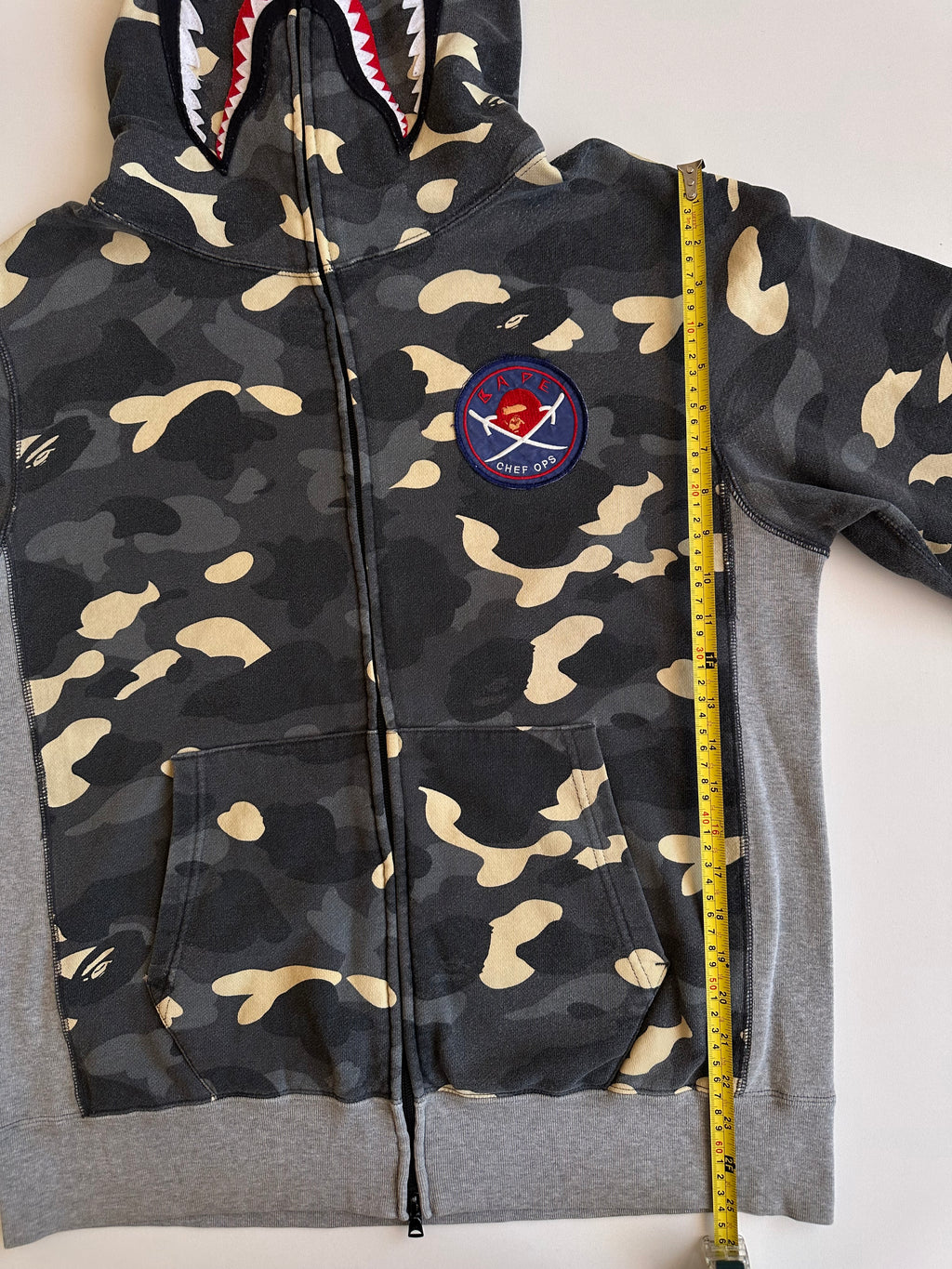 BAPE City Camo Shark Full Zip Hoodie “Chef Ops” Glow in the Dark