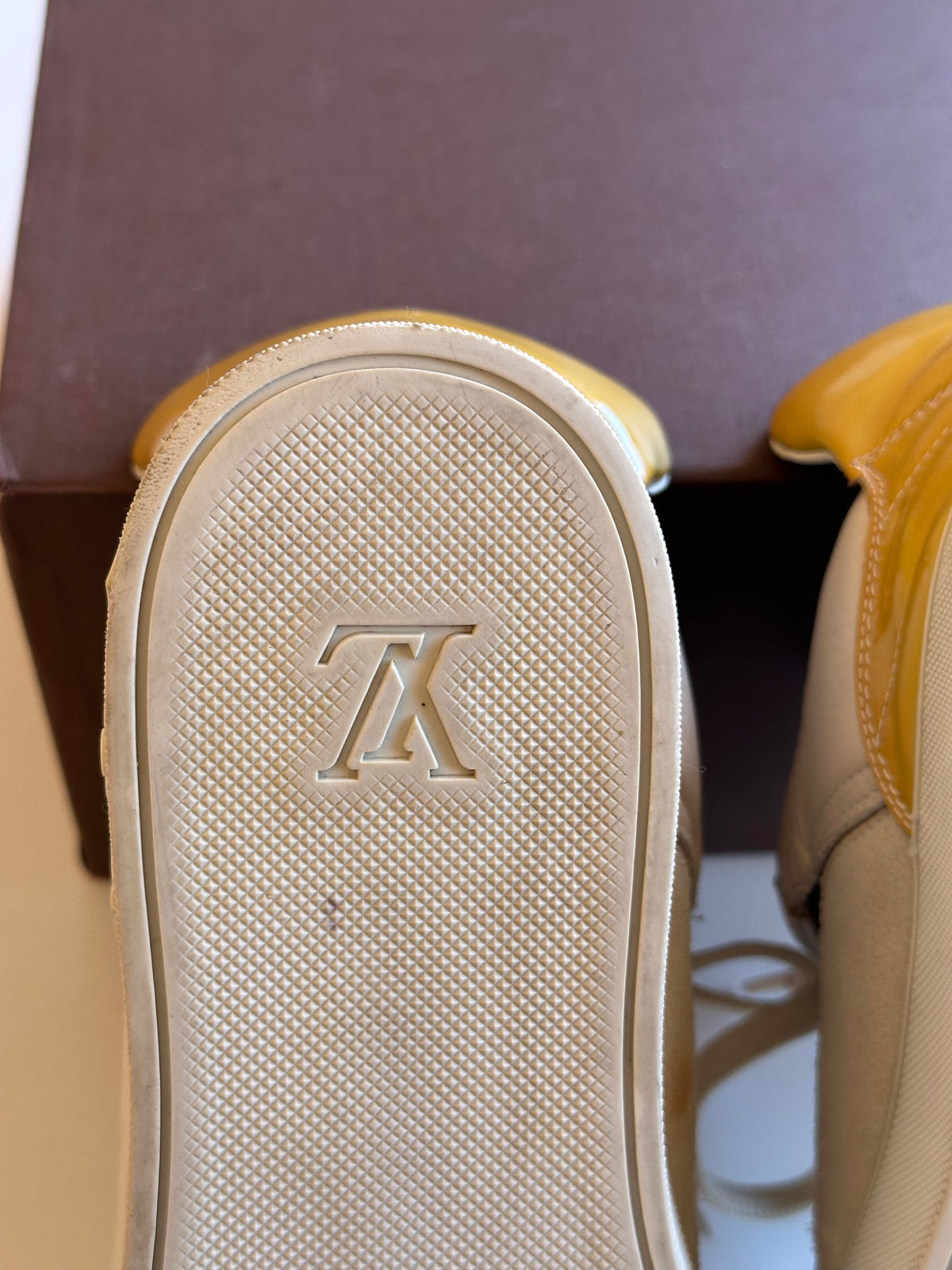 Louis Vuitton x Kanye West “Don” Cream Sneakers