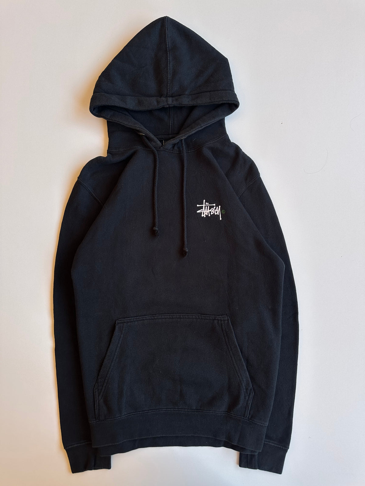 Stussy Basic Logo Zip Hoodie Black