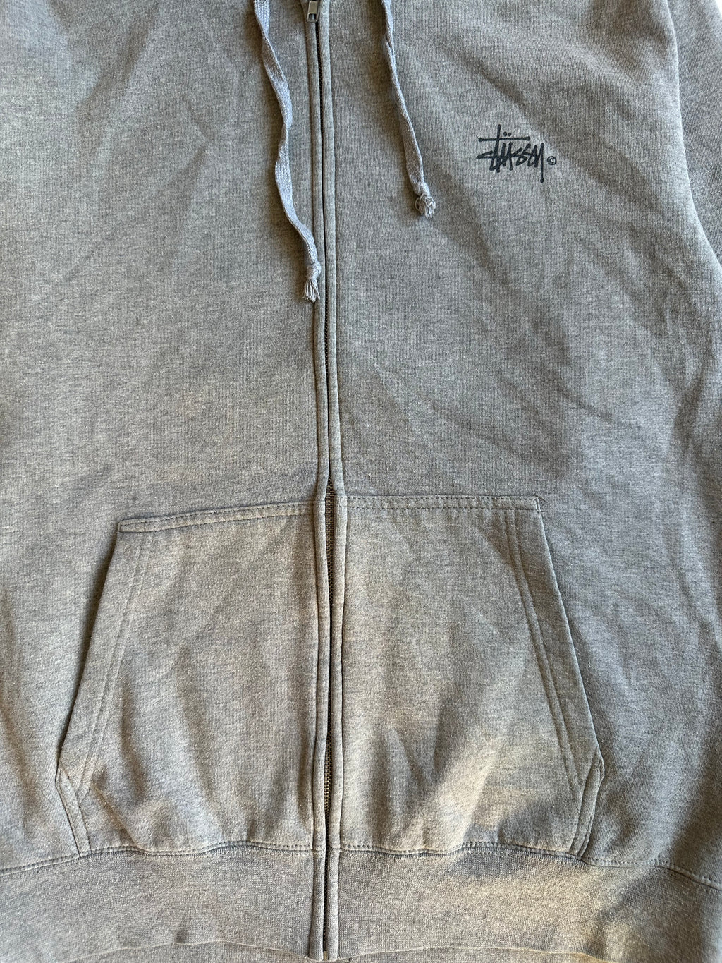 Vintage Stussy Crown Zip Hoodie