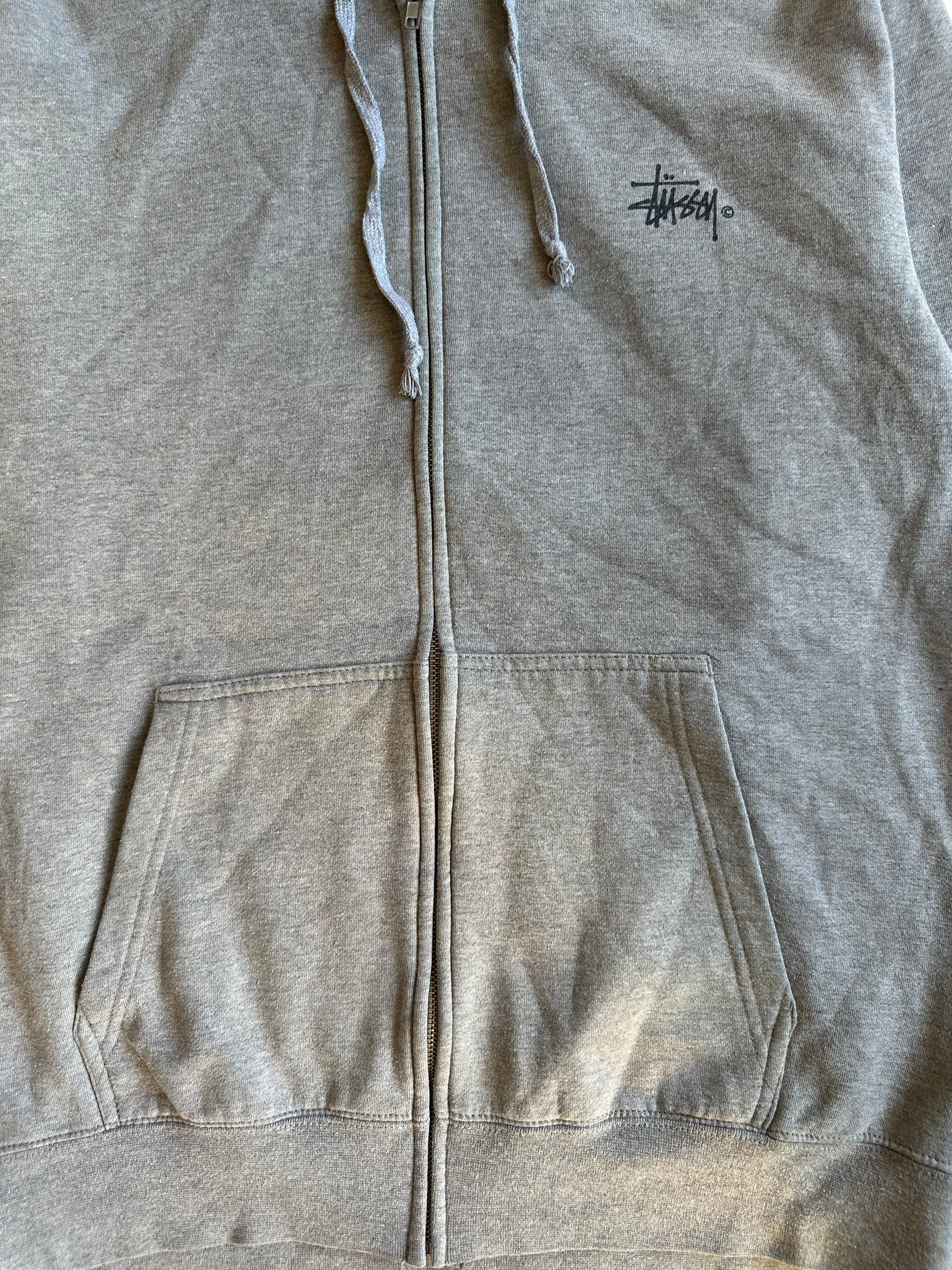 Vintage Stussy Crown Zip Hoodie
