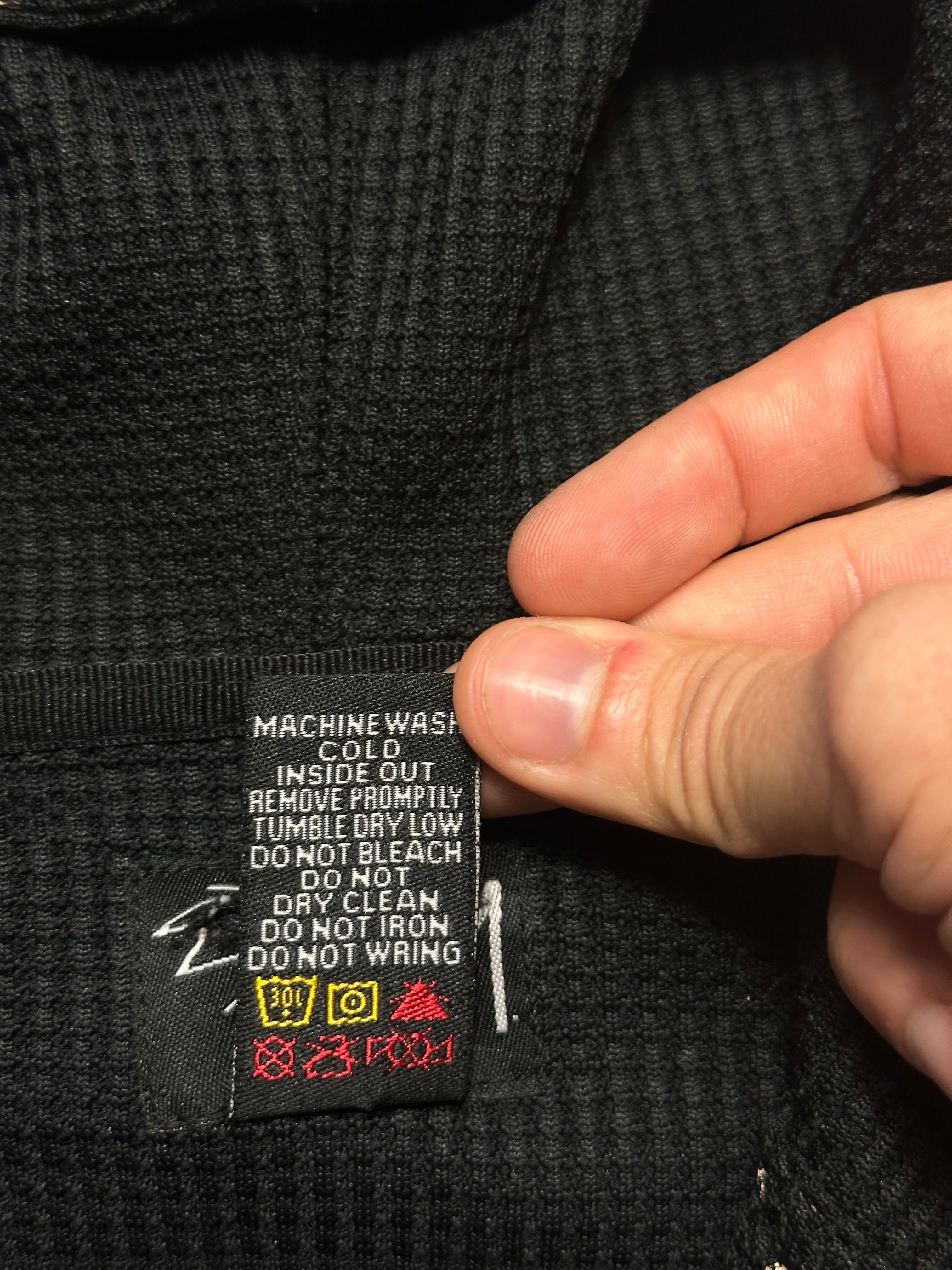 Vintage Stussy Thermal Zip Hoodie