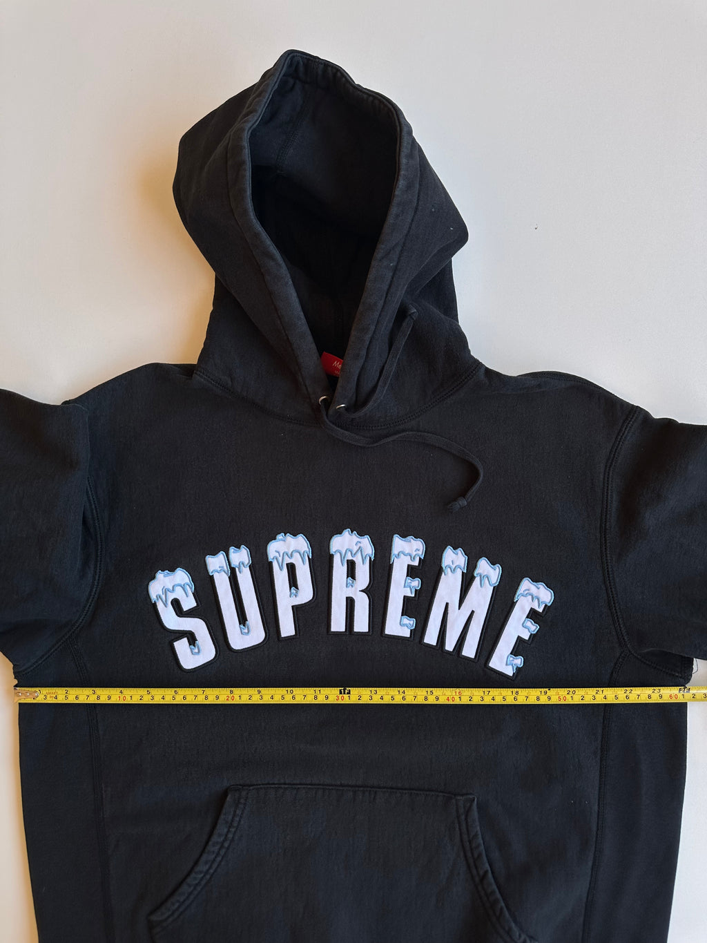 Supreme Icy Arc Hooded Sweatshirt Black – FW20