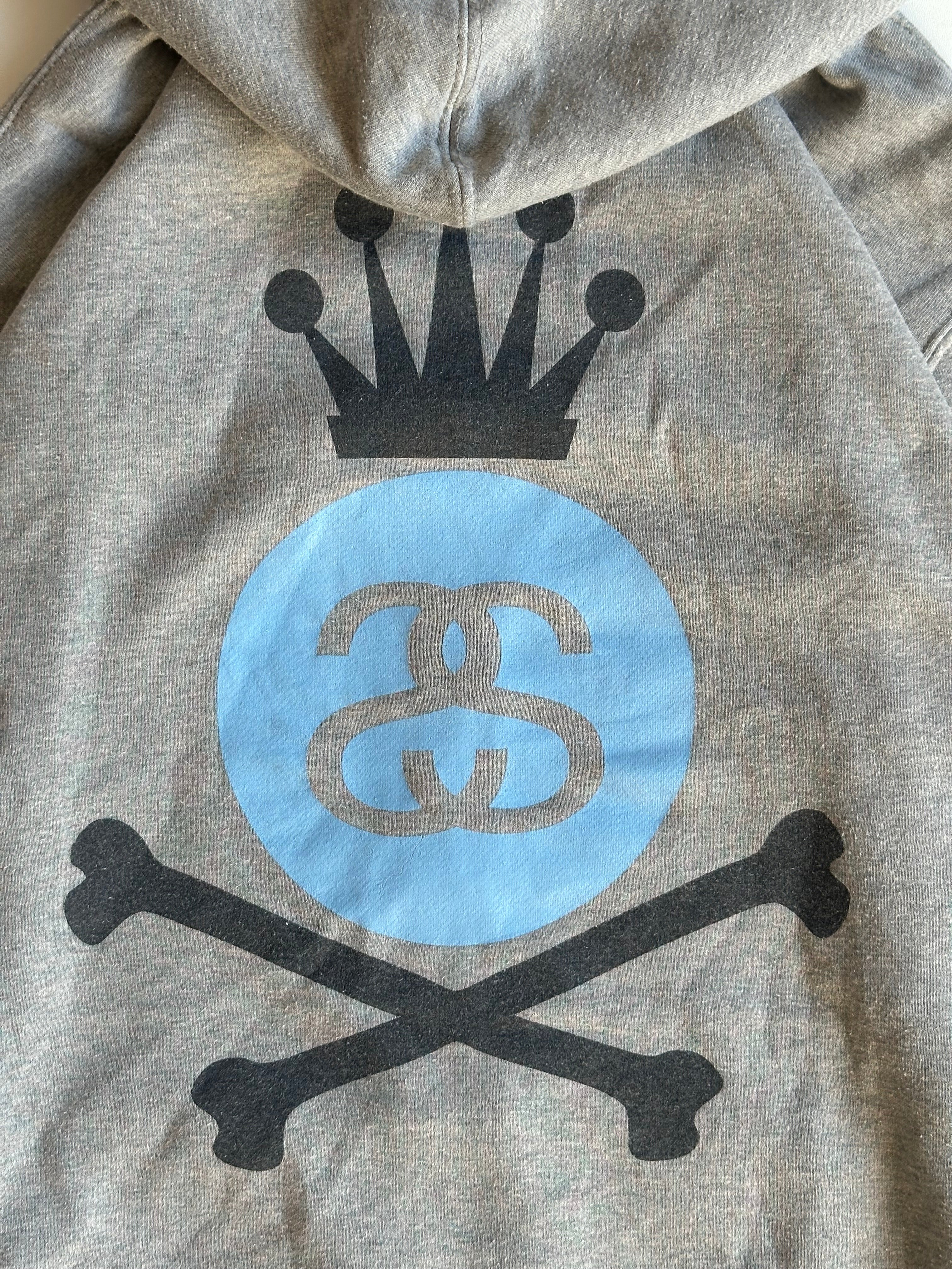Vintage Stussy Crown Zip Hoodie – PGshop