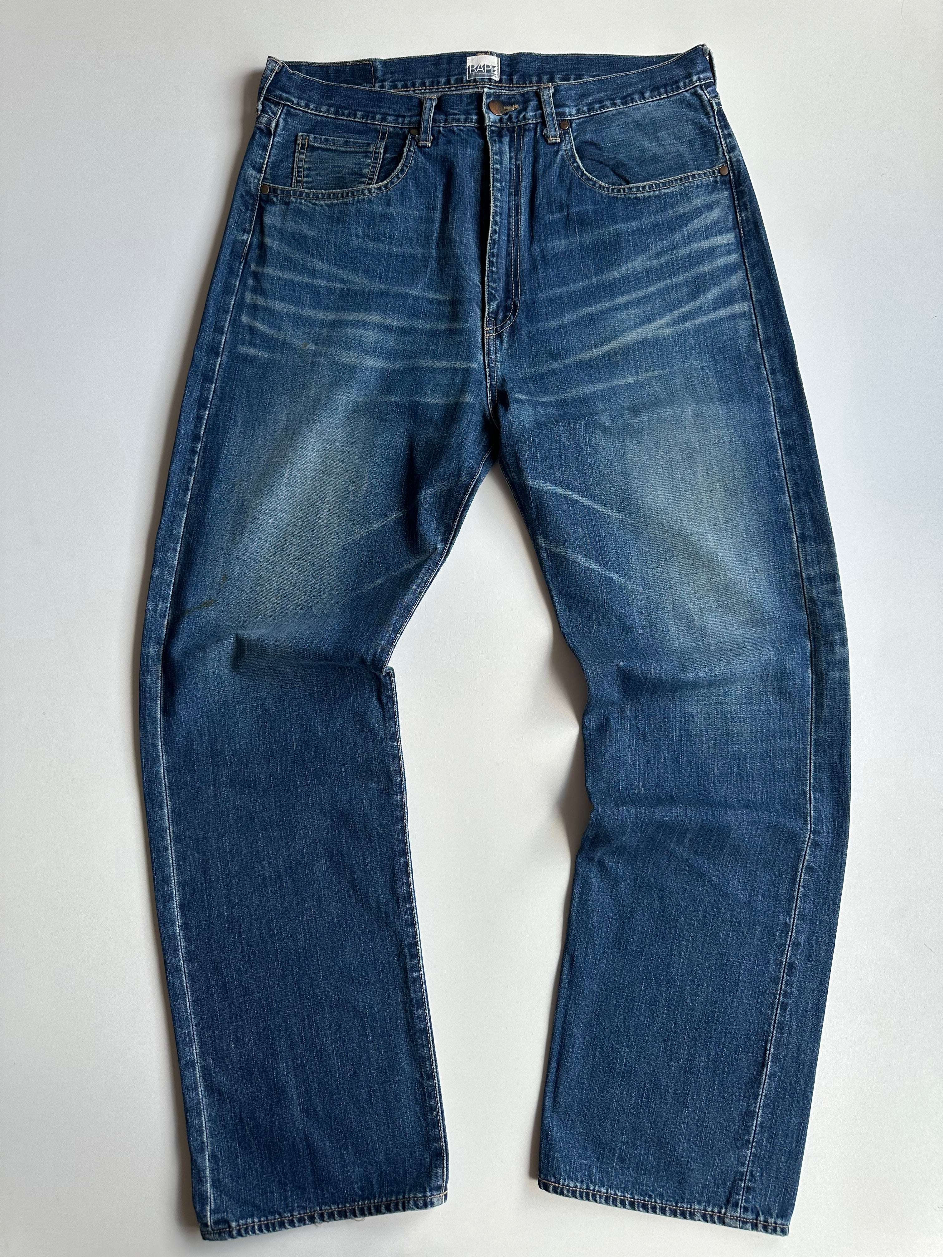 Vintage Bape Back Logo Jeans