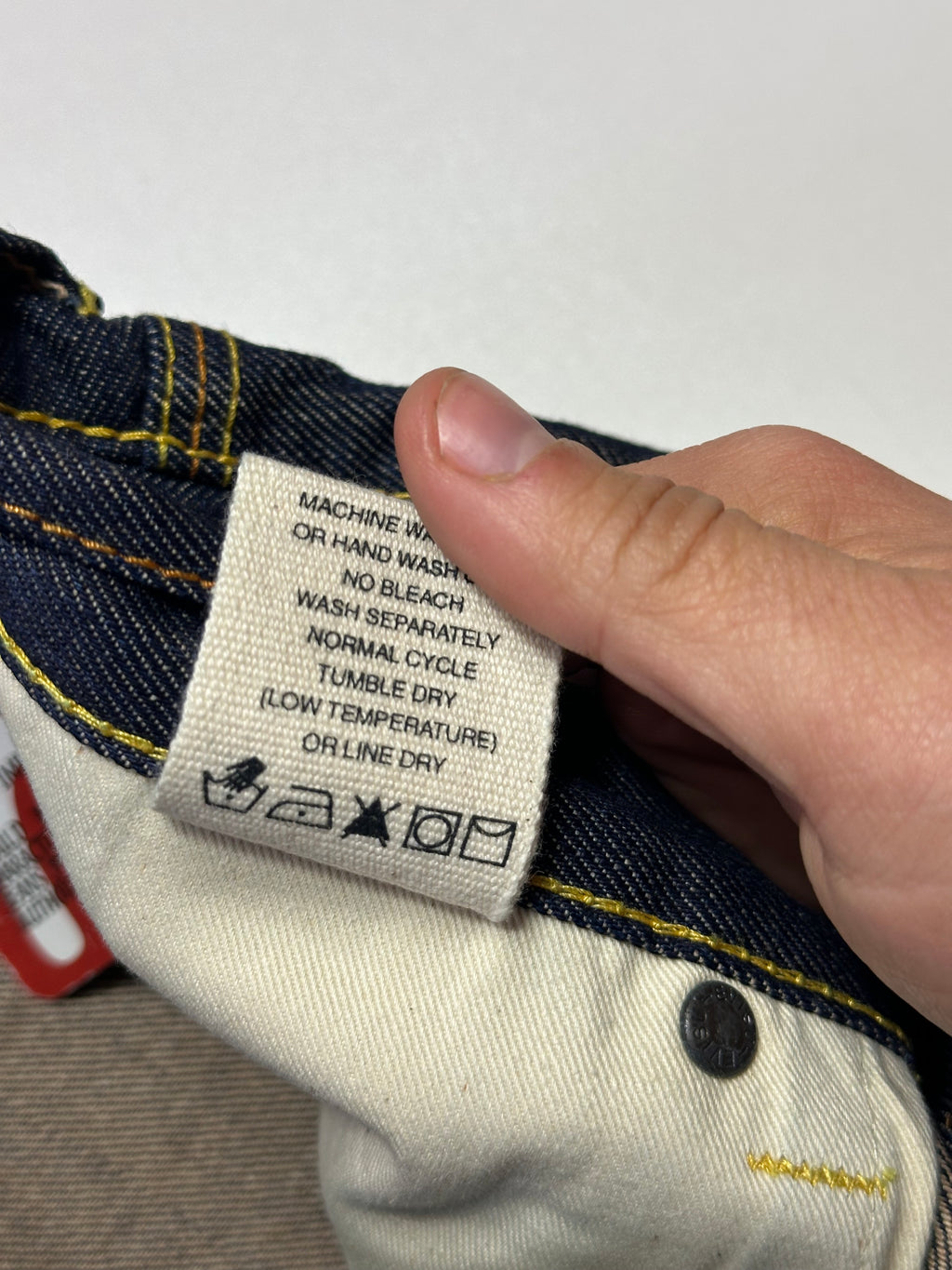 Vintage Evisu Embroidered Seagull Selvedge Jeans