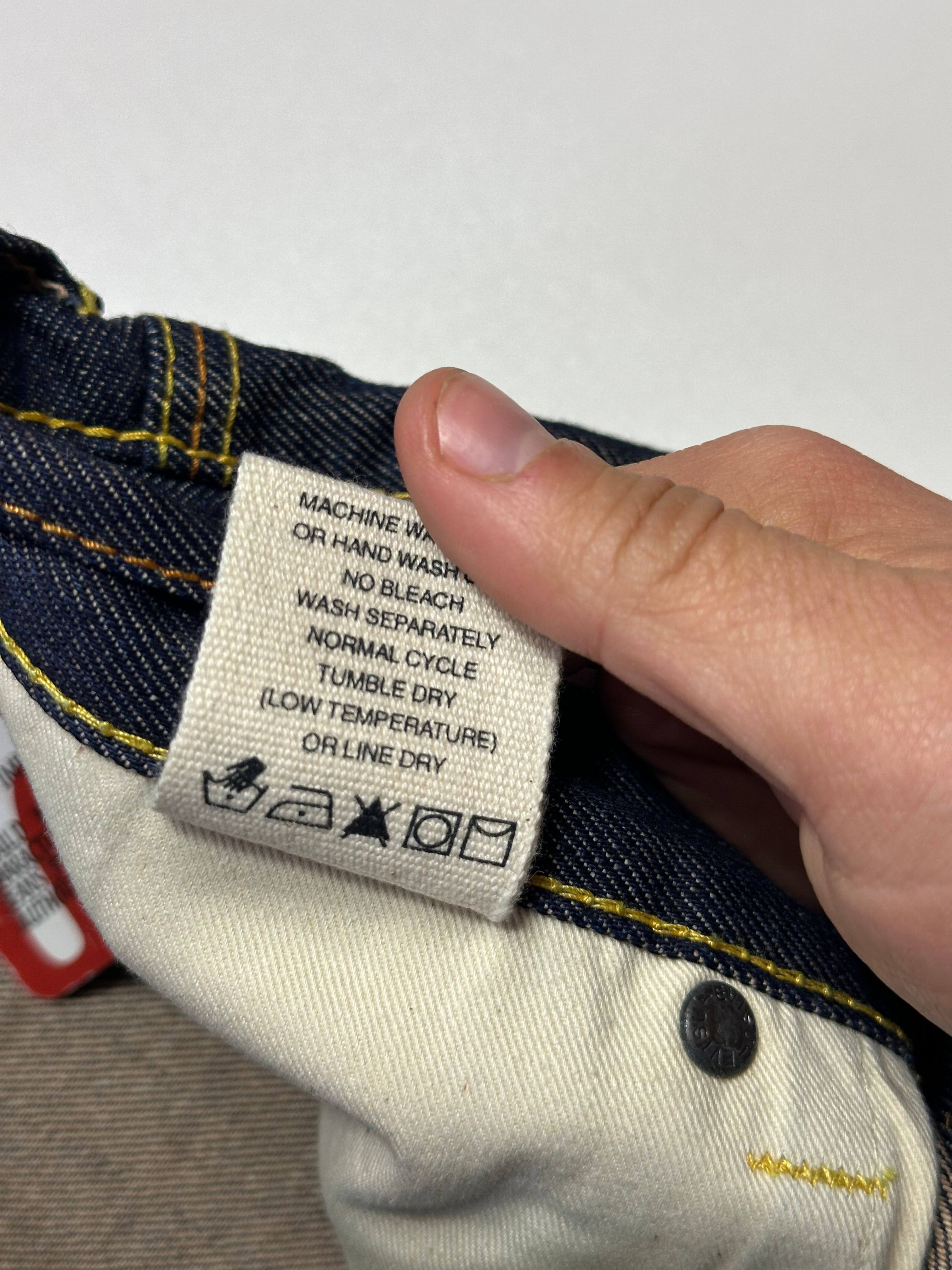 Vintage Evisu Embroidered Seagull Selvedge Jeans