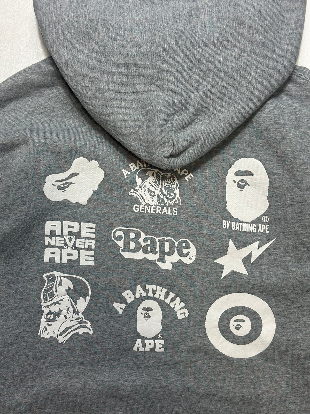 Vintage Bape Multi Logo Hoodie