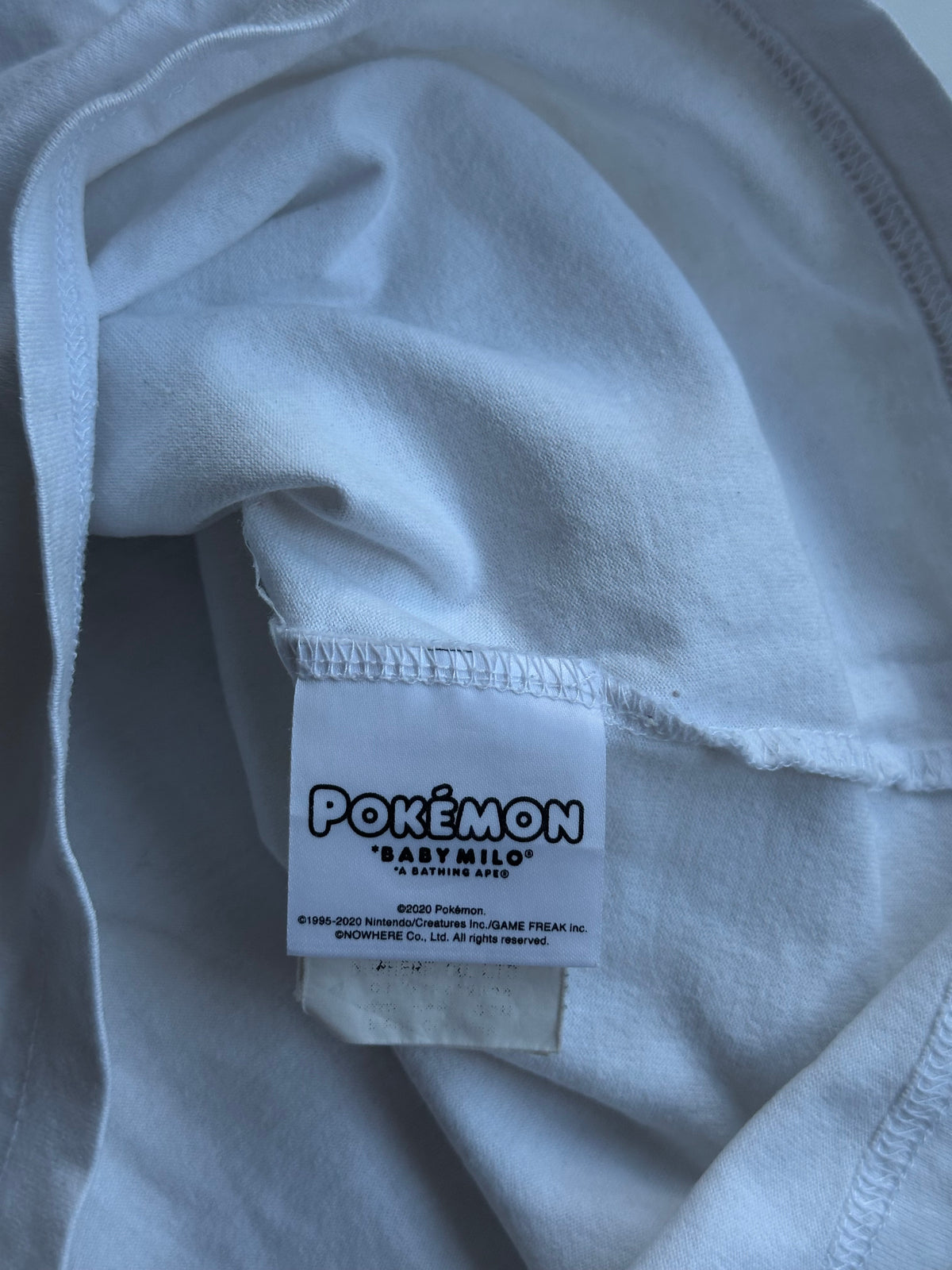 BAPE x Pokémon Baby Milo Snorlax Tee White – FW20