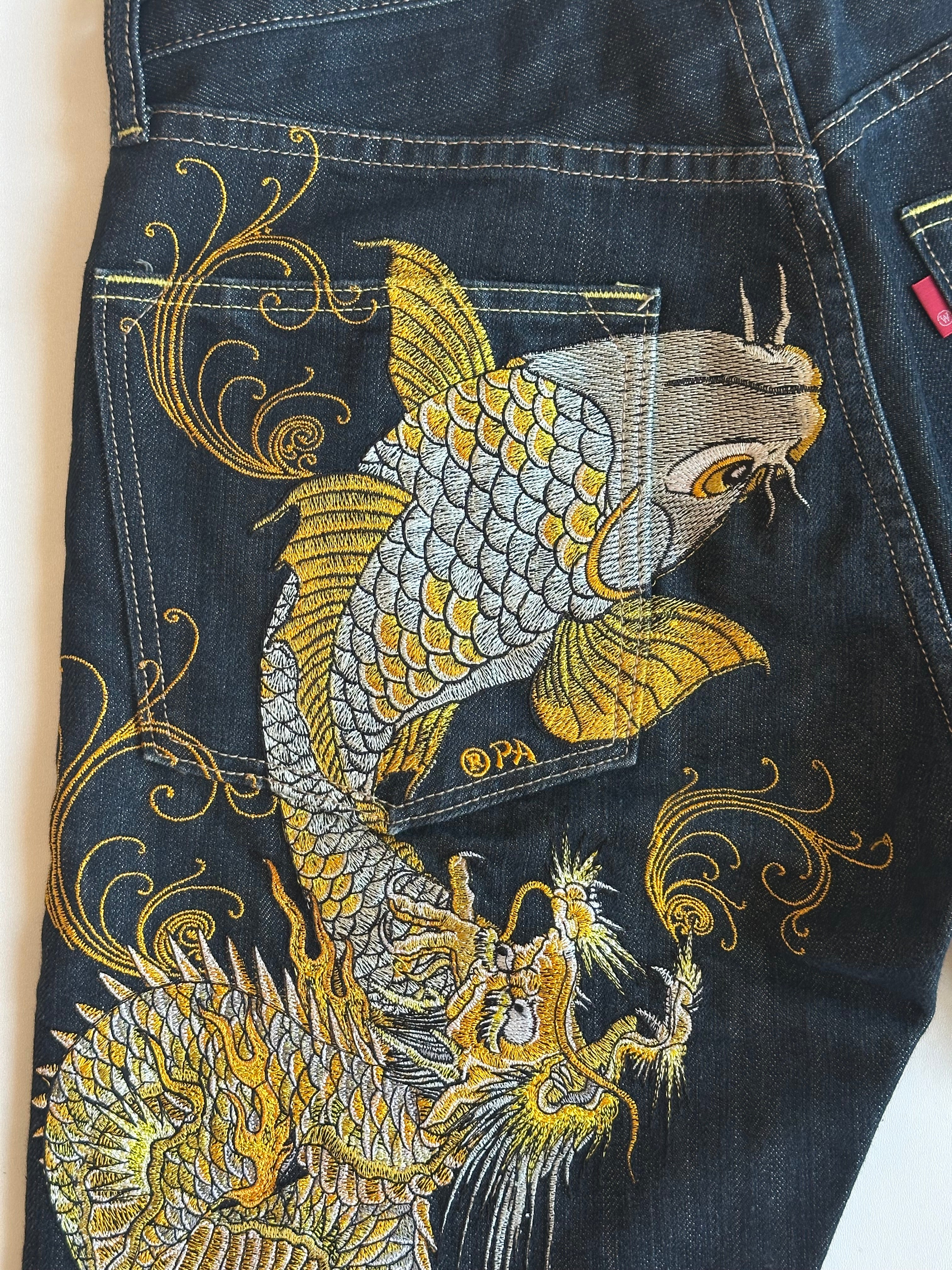 Vintage Sugoi Embroidered Jeans