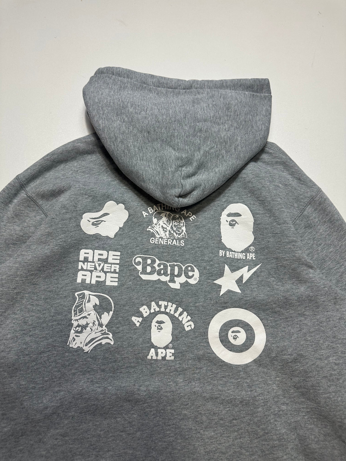 Vintage Bape Multi Logo Hoodie