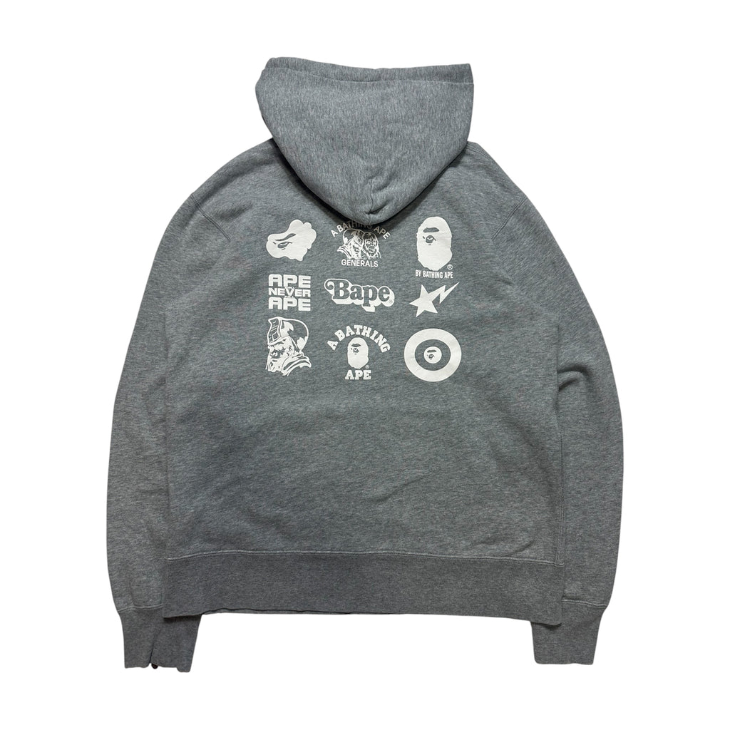 Vintage Bape Multi Logo Hoodie