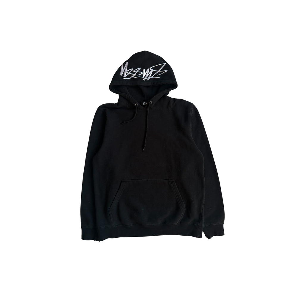 Vintage Stussy Embroidered Hood Logo Hoodie