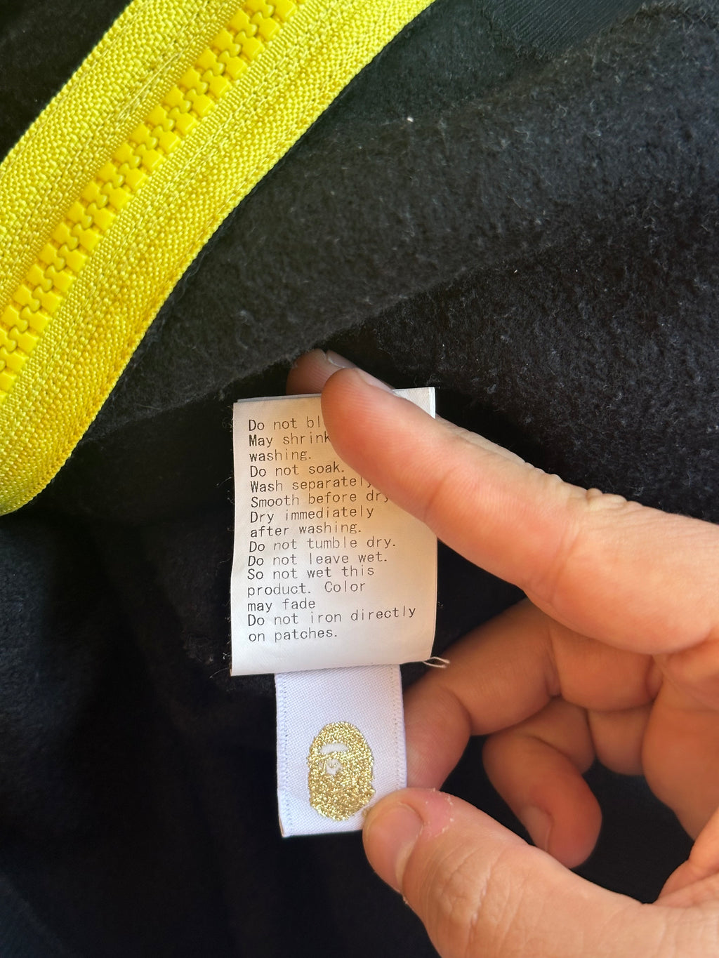 BAPE Milo Land Devil Zip Hoodie Black