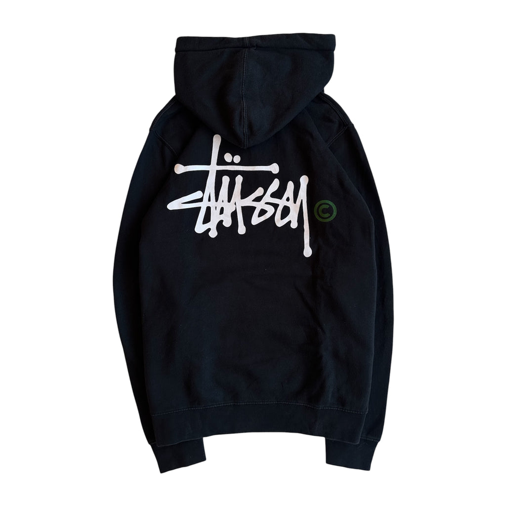 Stussy Basic Logo Zip Hoodie Black