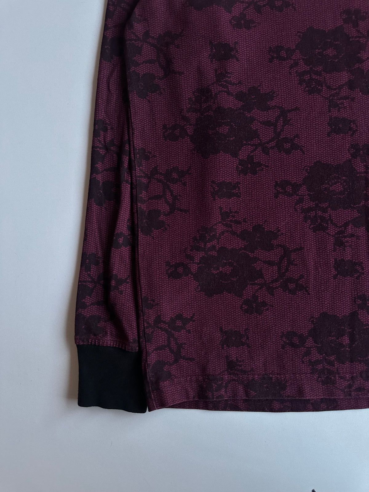 Supreme Lace L/S Top Burgundy / Black – SS17