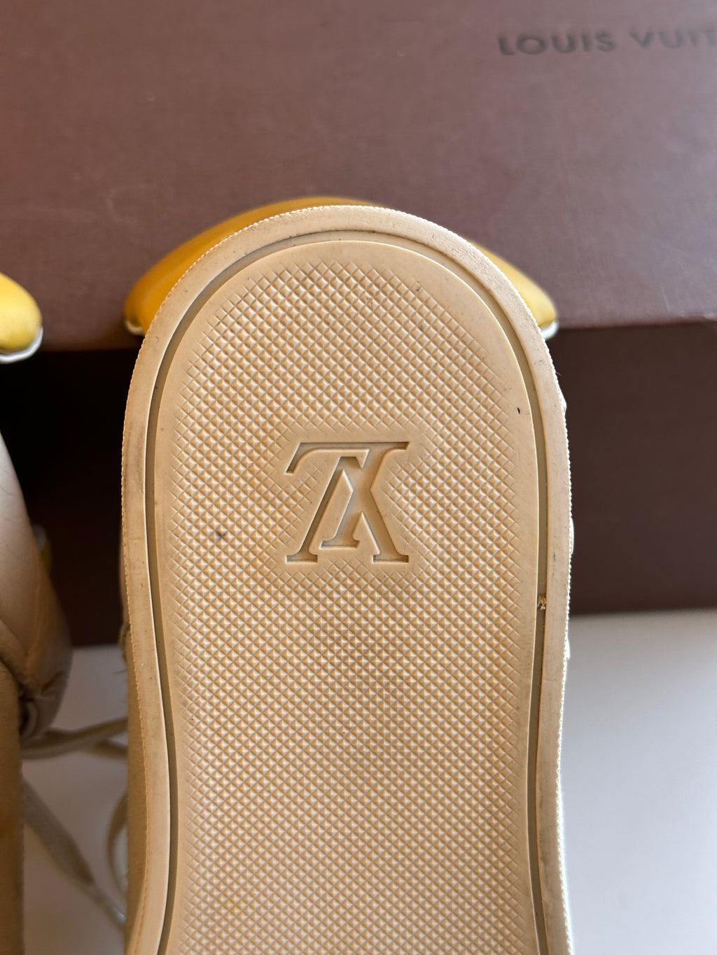 Louis Vuitton x Kanye West “Don” Cream Sneakers