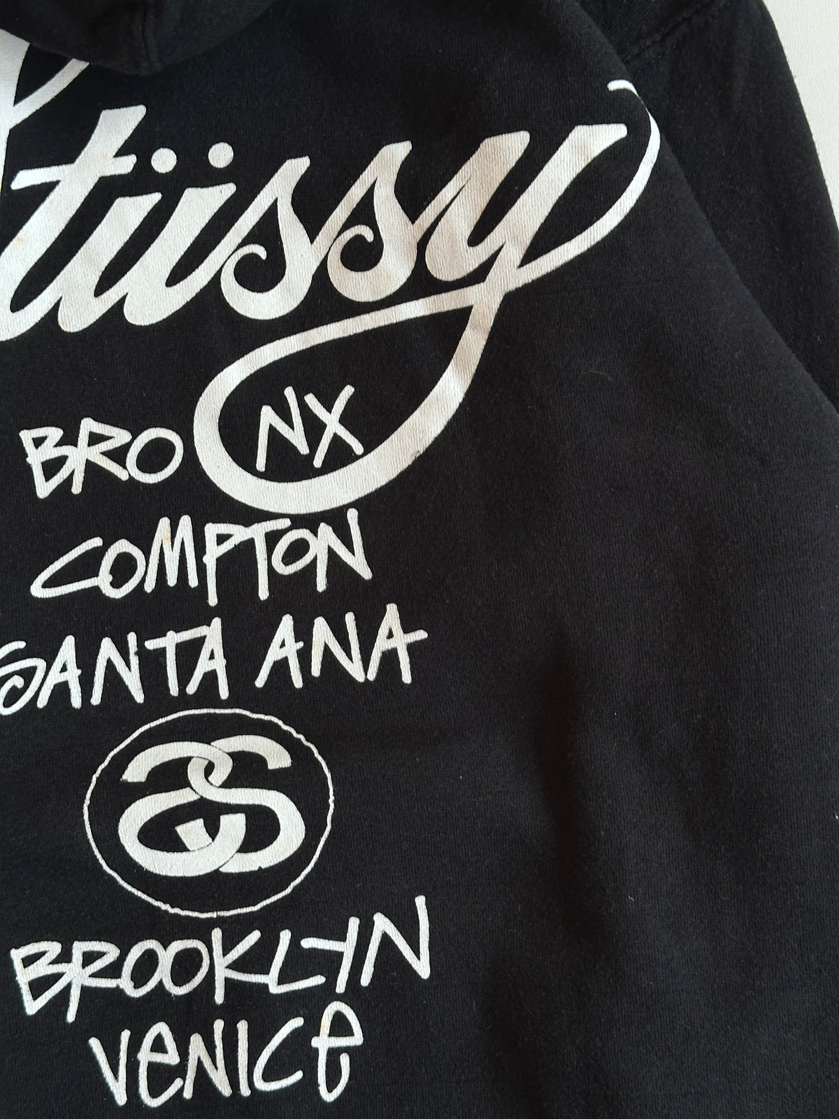 Stussy World Tour Pullover Hoodie Black