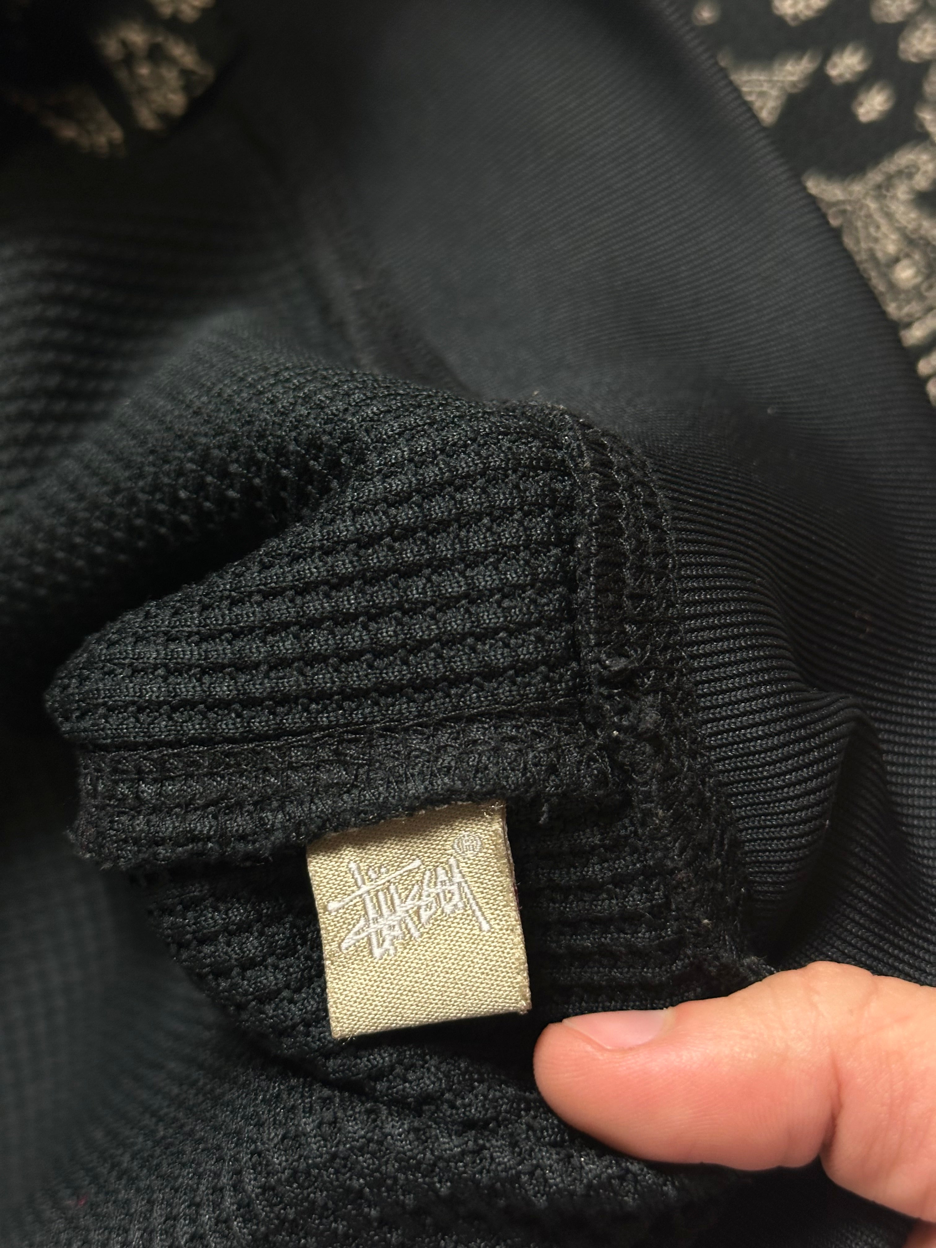 Vintage Stussy Thermal Zip Hoodie