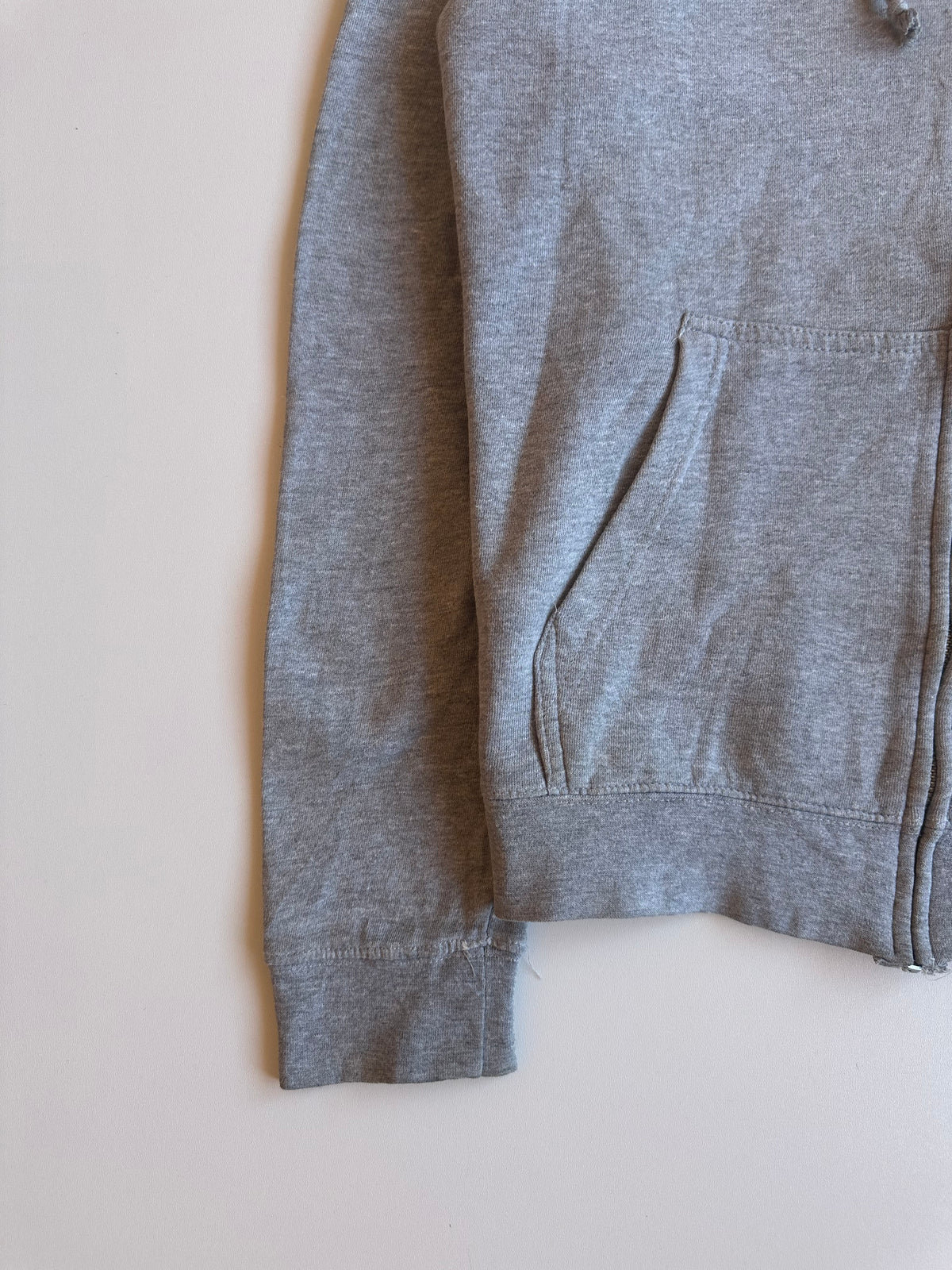 Stussy Basic Logo Zip Hoodie Ash Heather