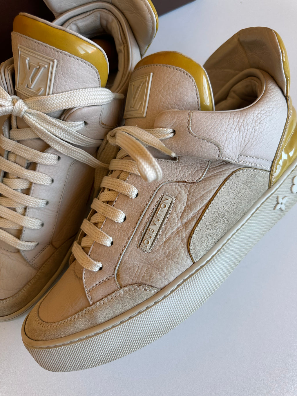 Louis Vuitton x Kanye West “Don” Cream Sneakers