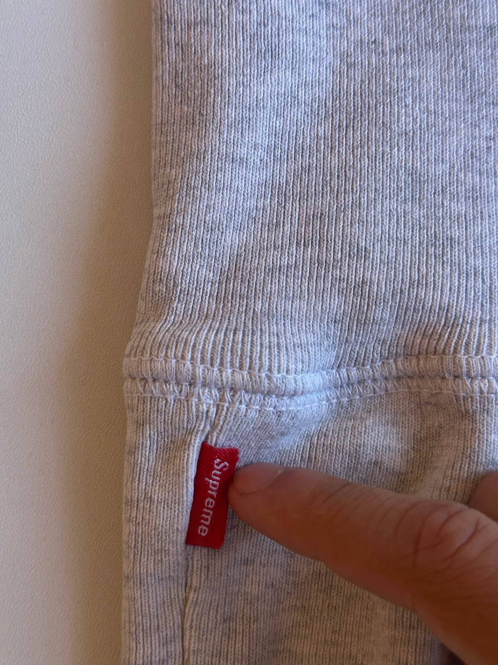 Supreme Gradient Sleeve Hooded Sweatshirt Ash Grey – FW18