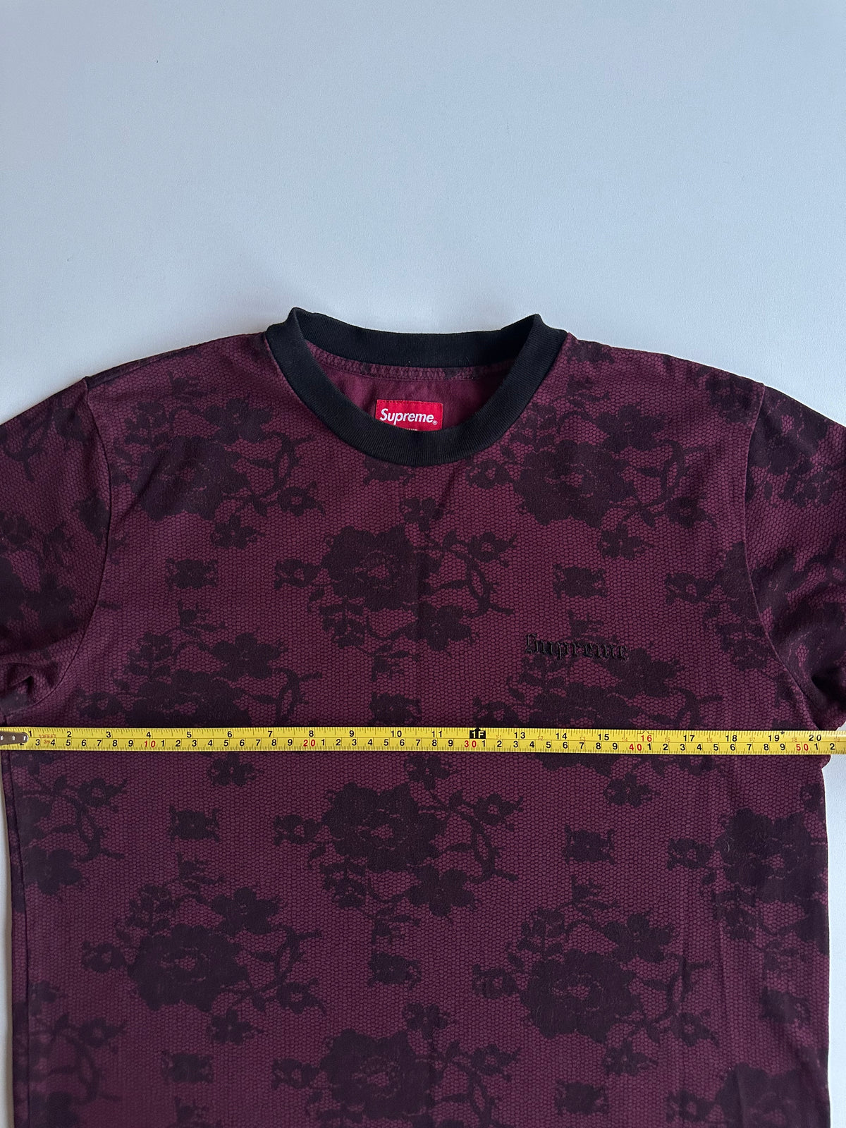 Supreme Lace L/S Top Burgundy / Black – SS17