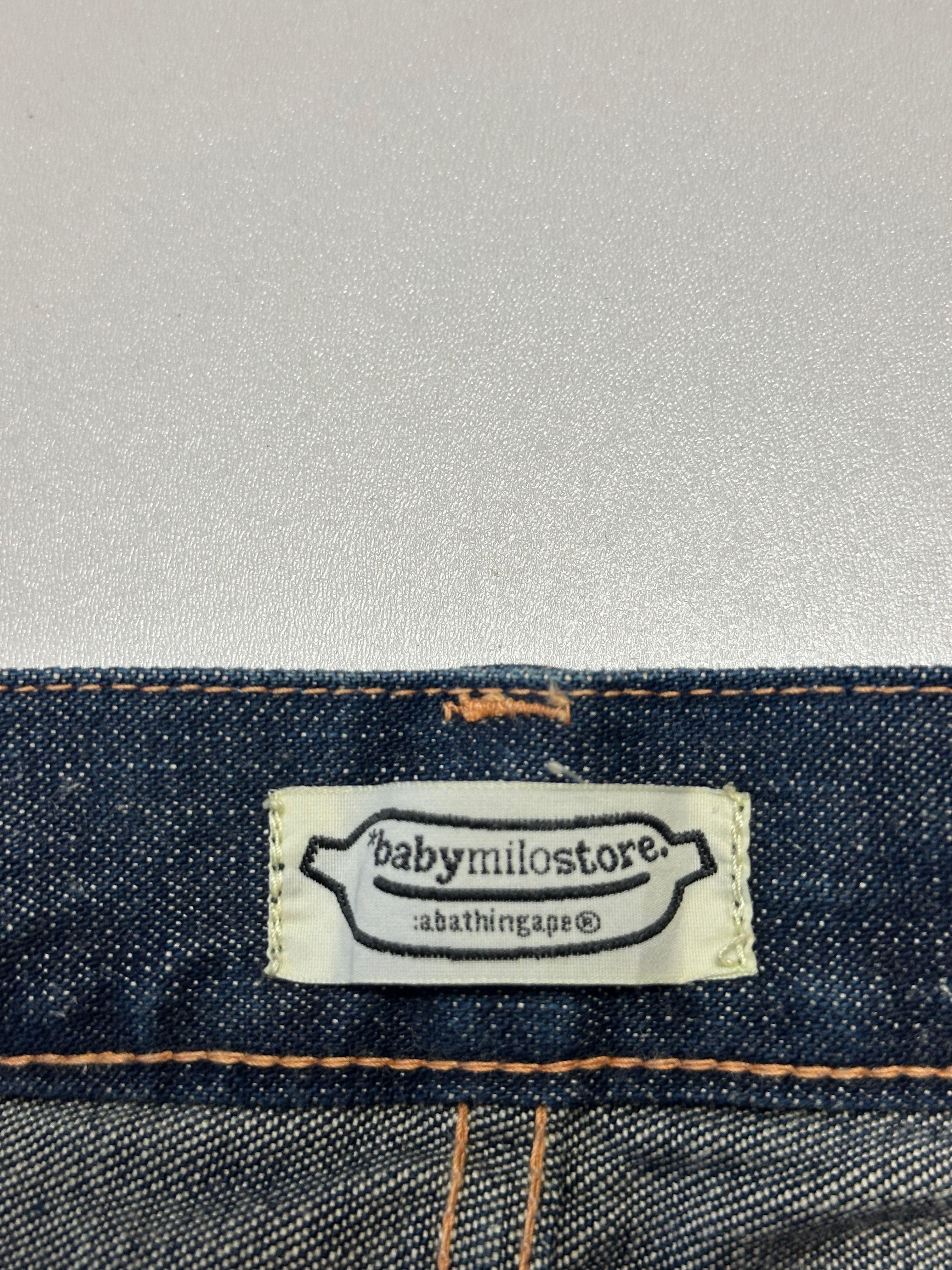 Vintage 00’ Bape Sad Face Baggy Jeans