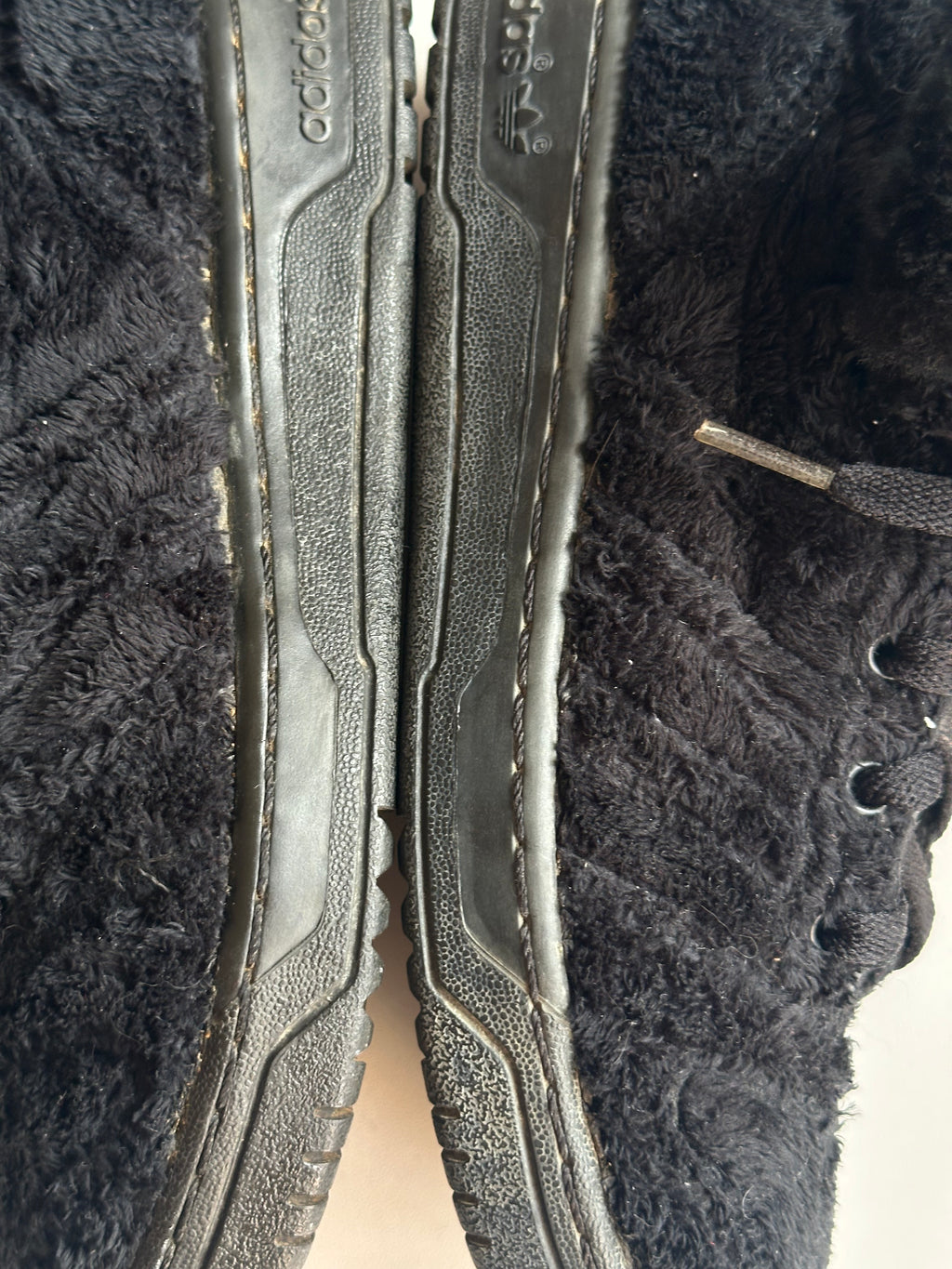 Vintage Adidas x Jeremy Scott Gorilla Fur Sneakers