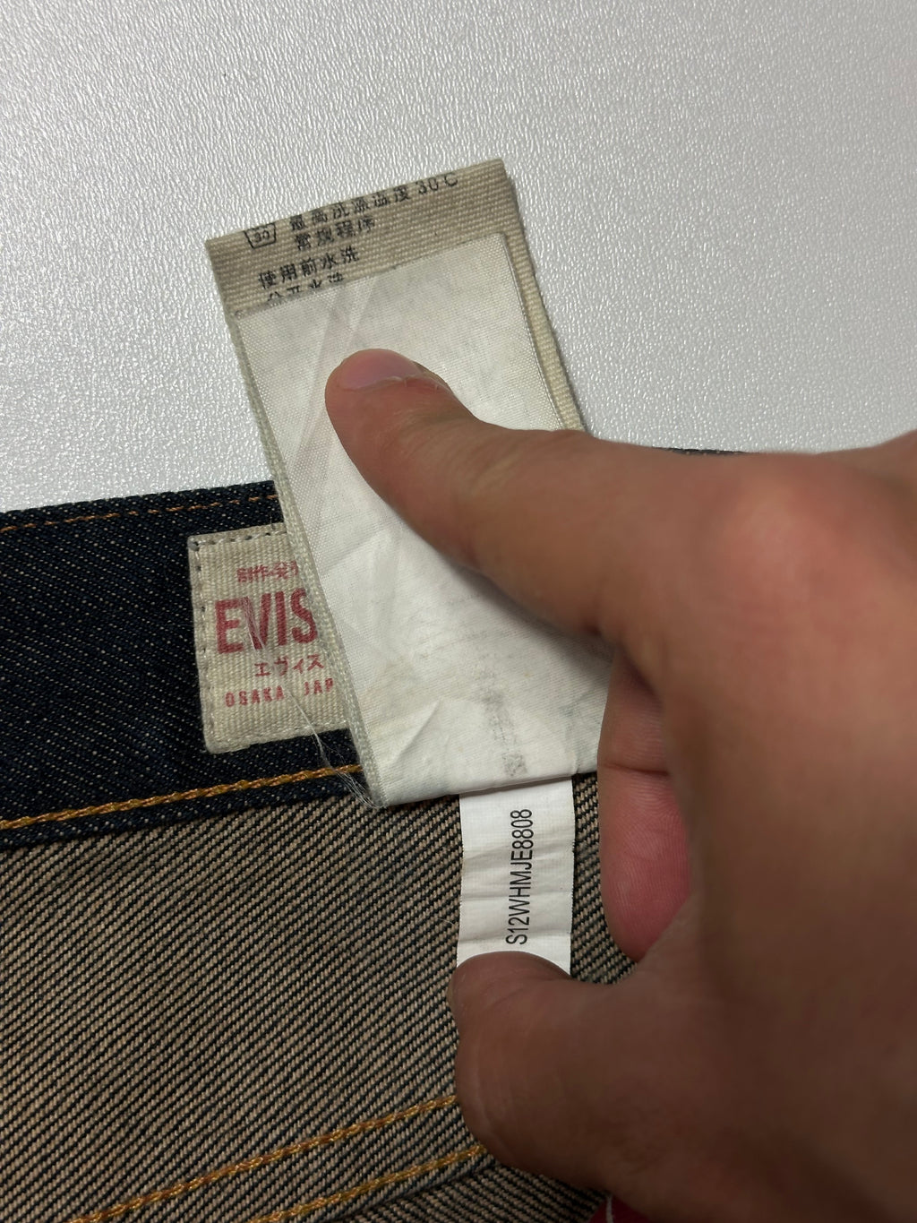 Vintage Evisu Year of The Dragon Collector Edition Raw Selvedge Jeans