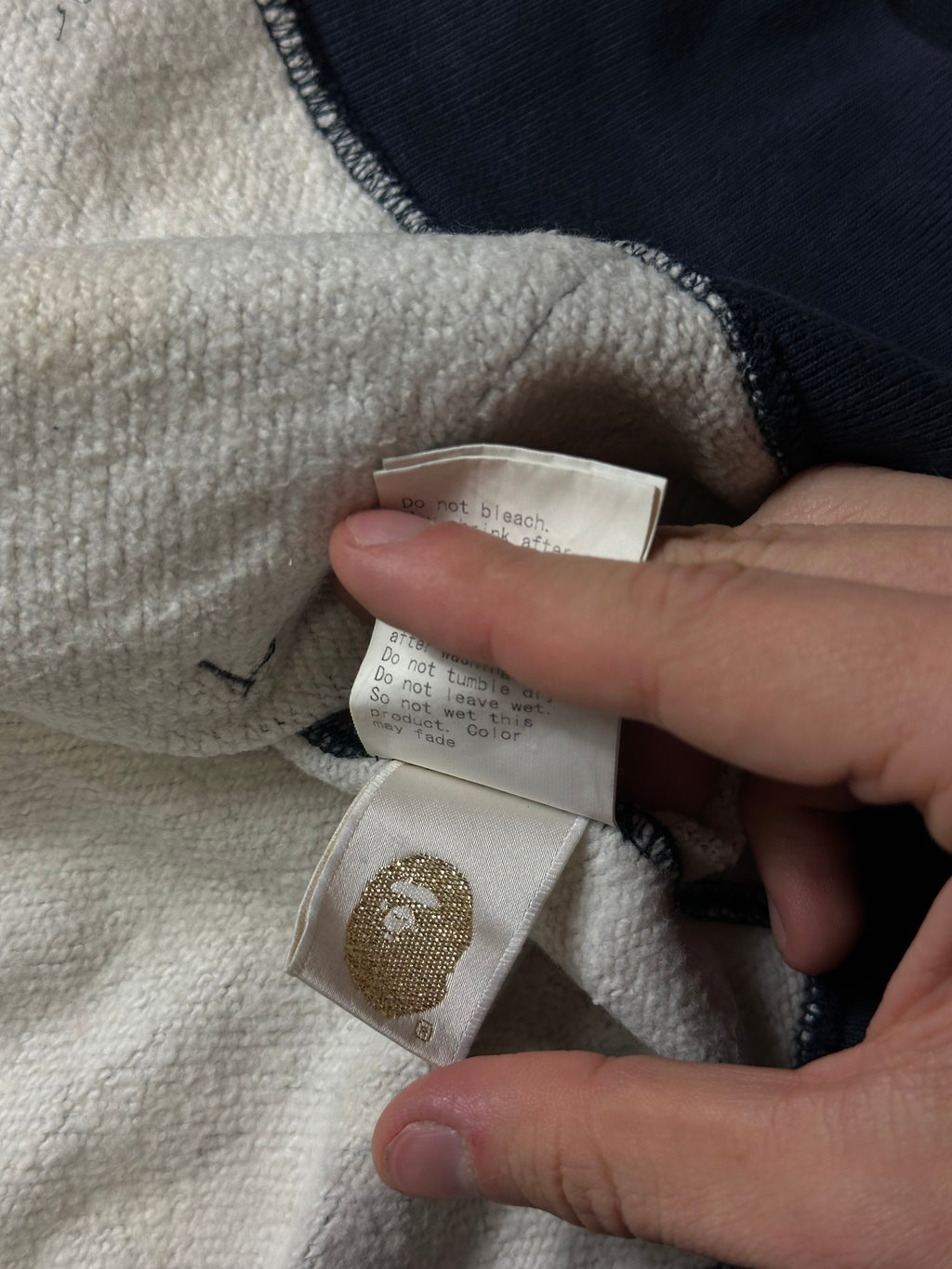 Vintage Bape AOP Zip Hoodie