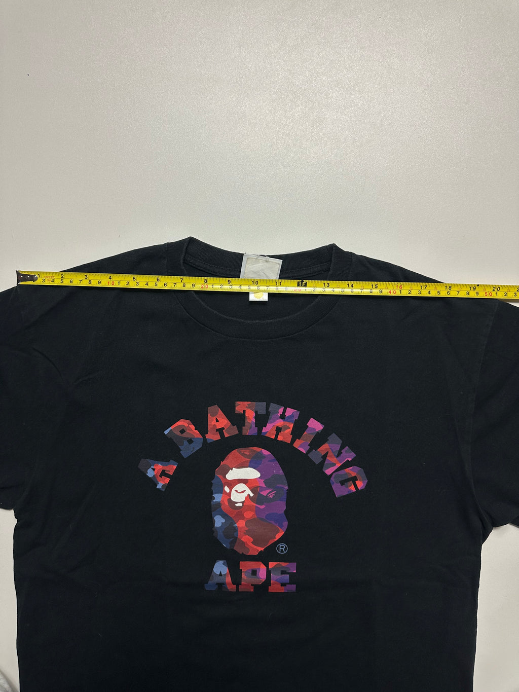 BAPE Color Camo Crazy College Tee Black – SS23 – Size XL