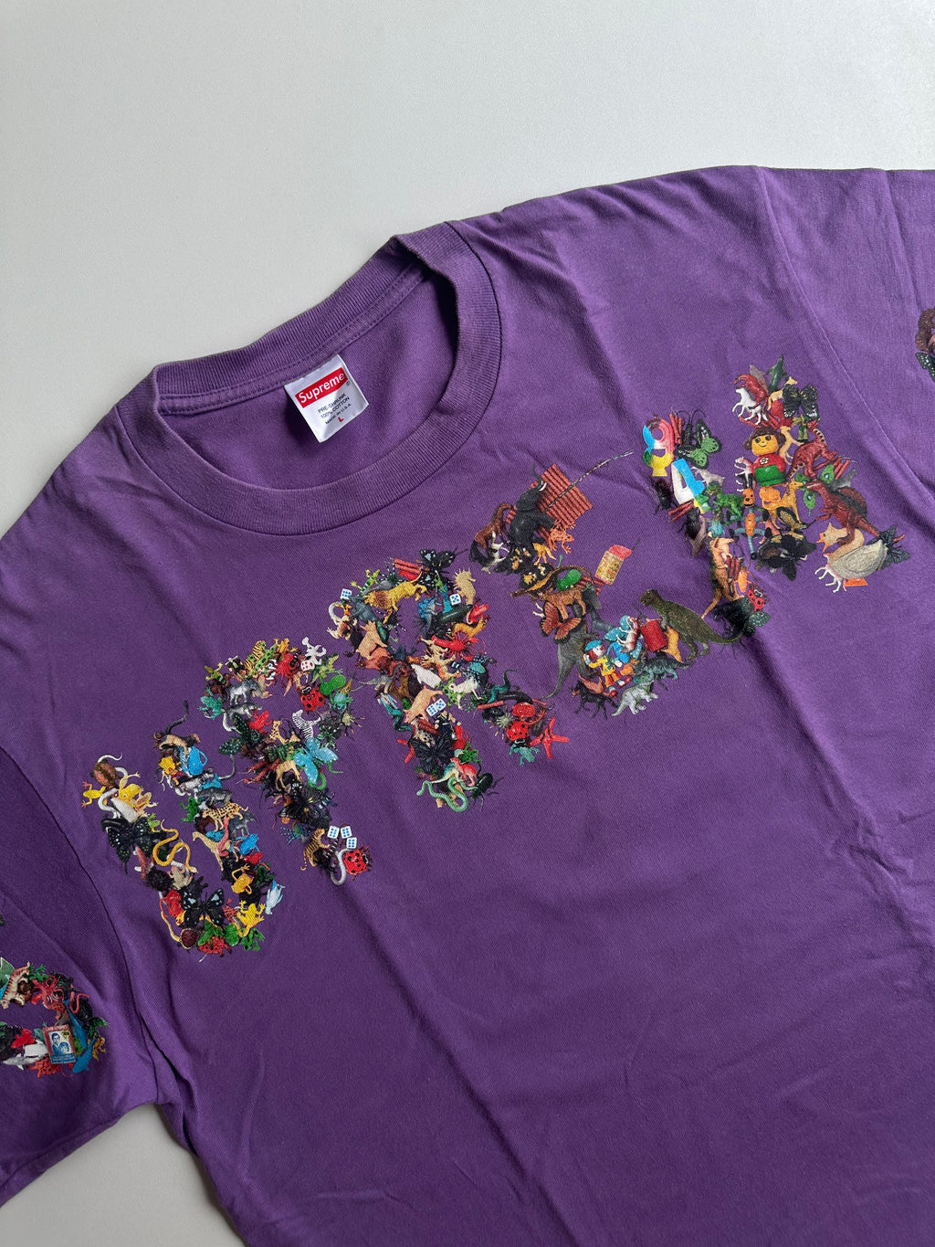 Supreme Toy Pile Tee Purple – SS21 - Size L