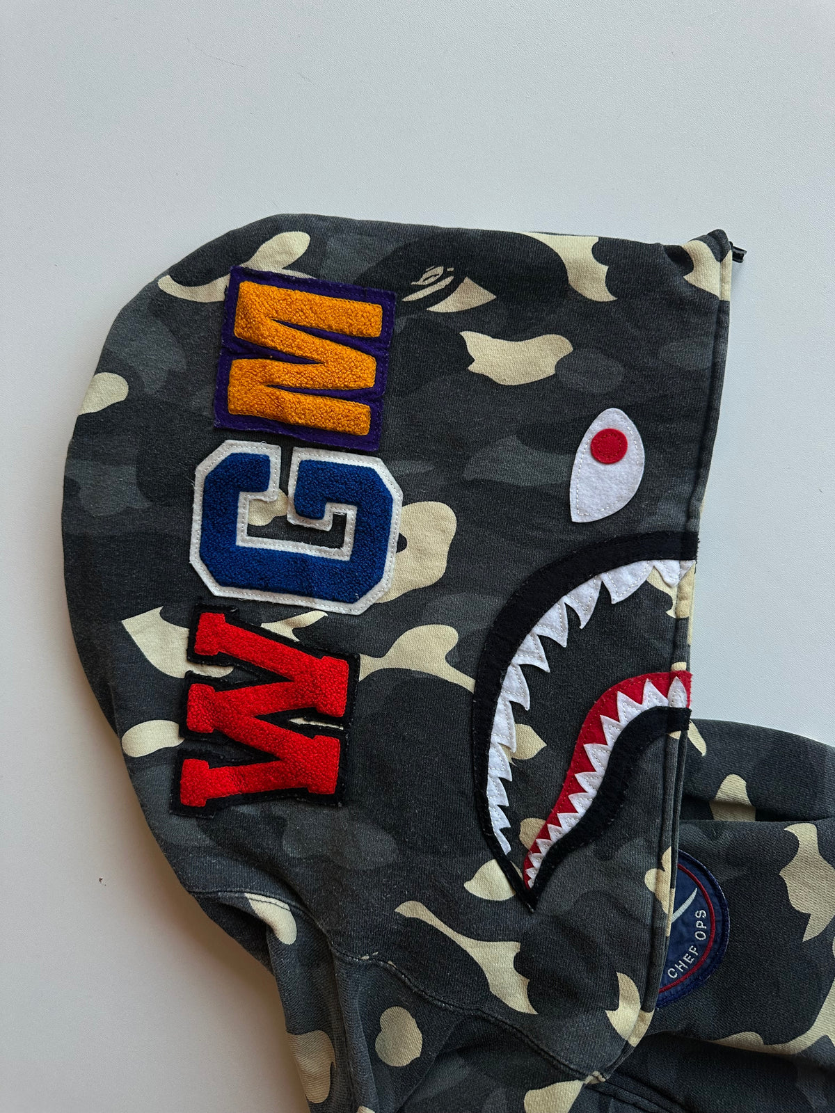 BAPE City Camo Shark Full Zip Hoodie “Chef Ops” Glow in the Dark