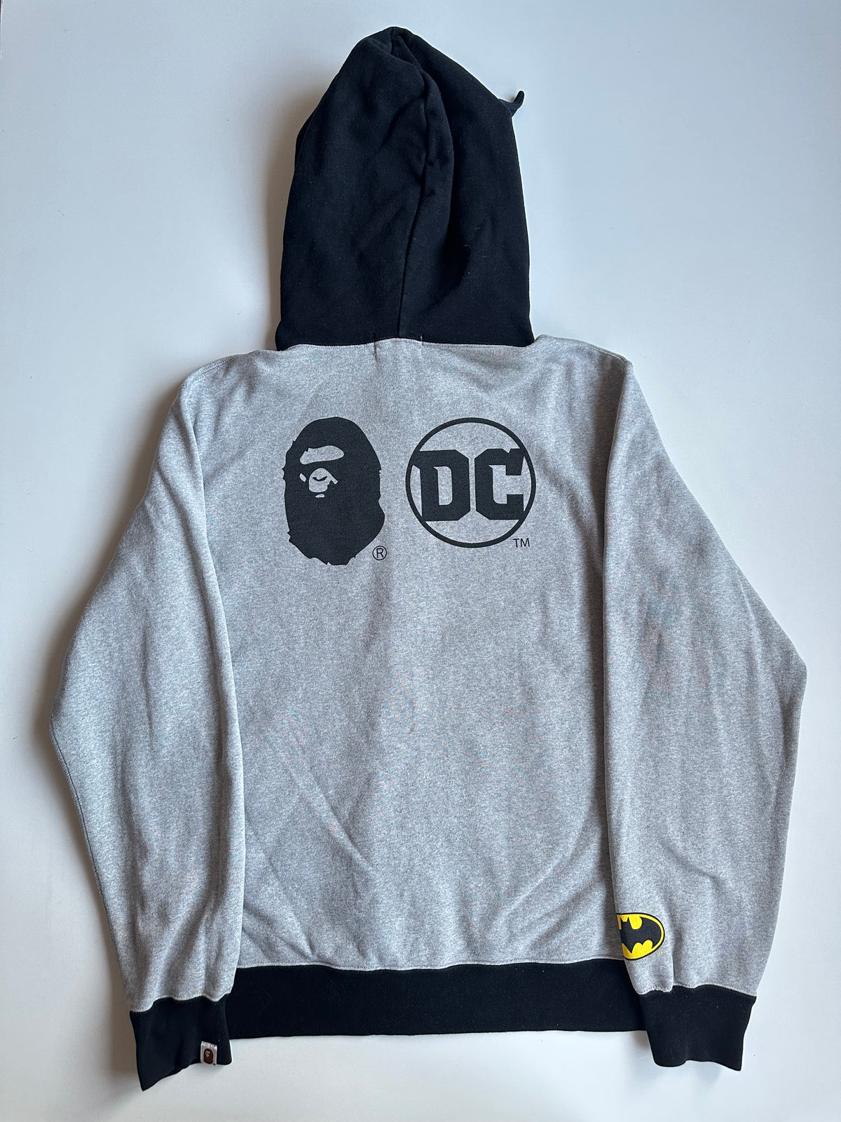 BAPE x DC Batman Full Zip Hoodie Grey – SS19
