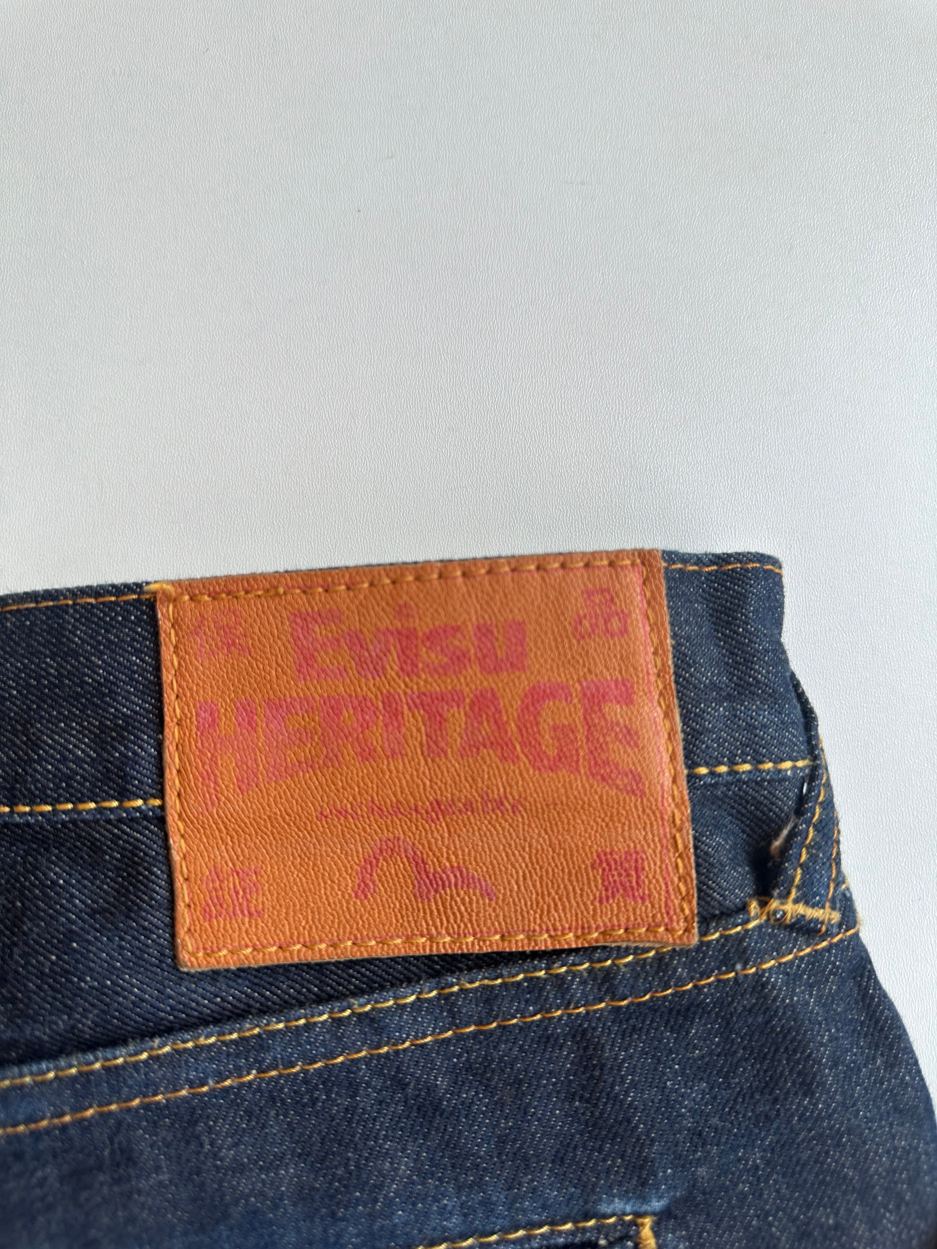 Vintage Evisu Embroidered Big Daicock Selvedge Jeans