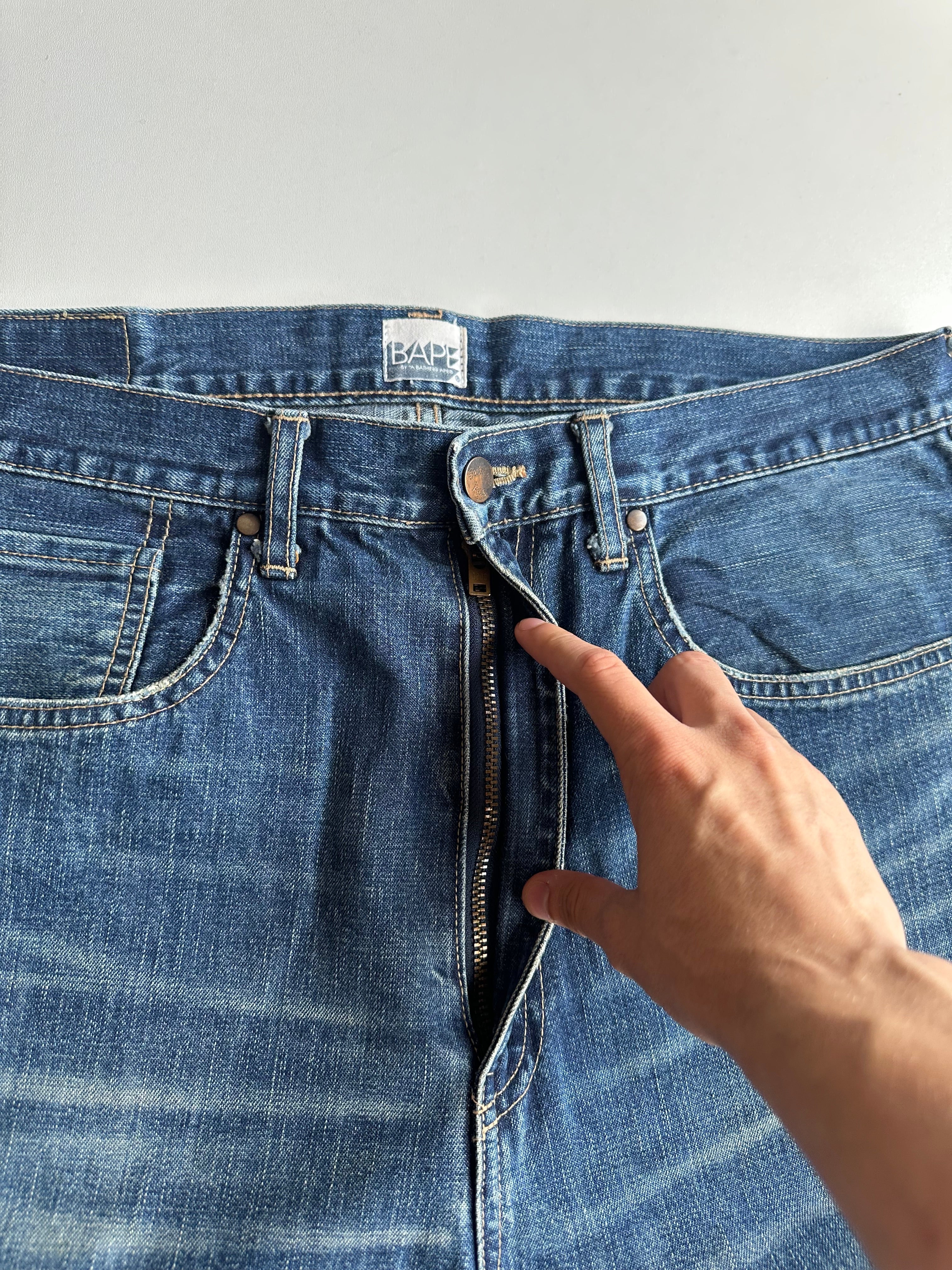 Vintage Bape Back Logo Jeans