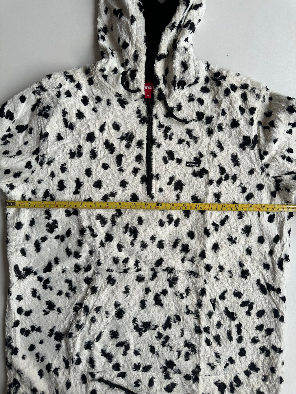 Supreme Fur Pullover Hoodie Dalmatian – SS14 - Size M
