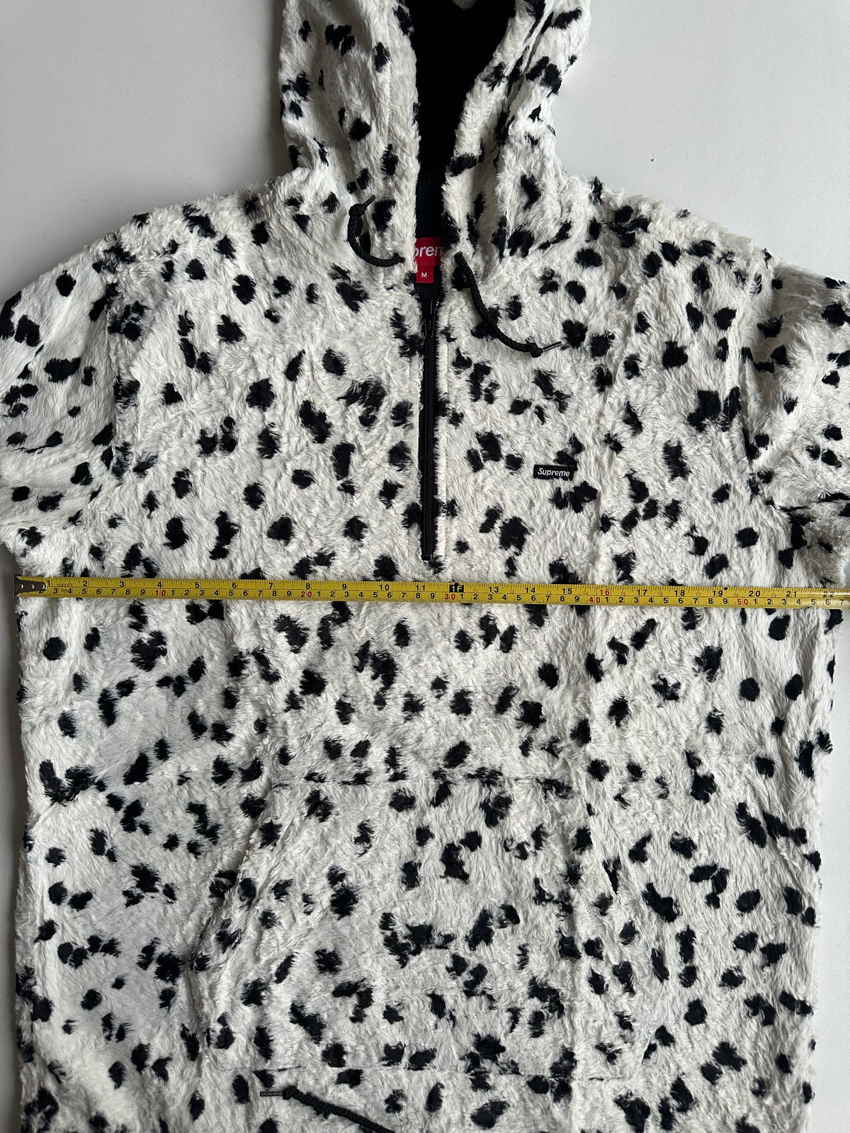 Supreme Fur Pullover Hoodie Dalmatian – SS14 - Size M