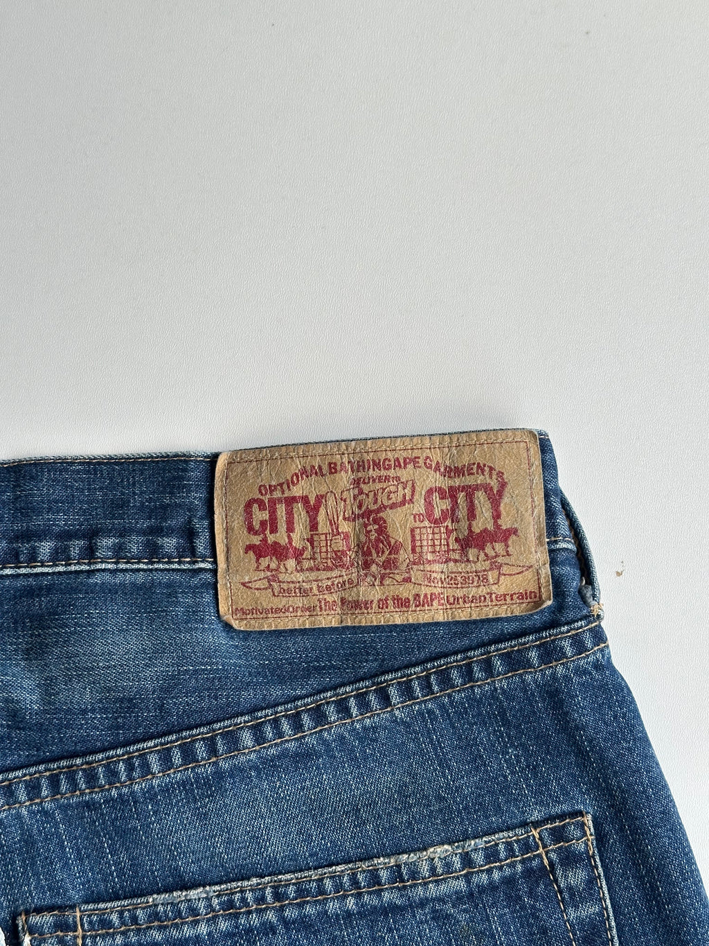 Vintage Bape Back Logo Jeans