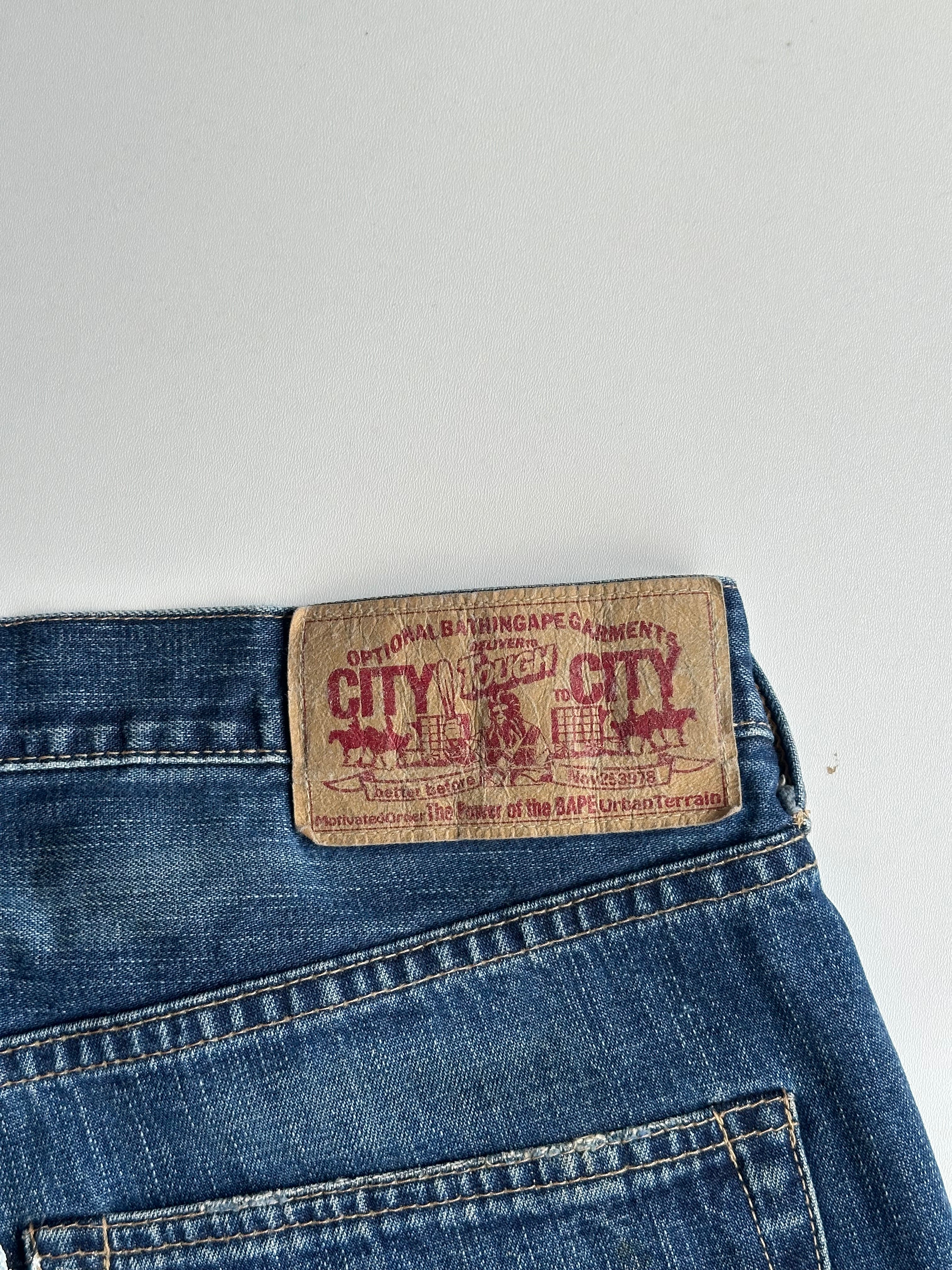 Vintage Bape Back Logo Jeans