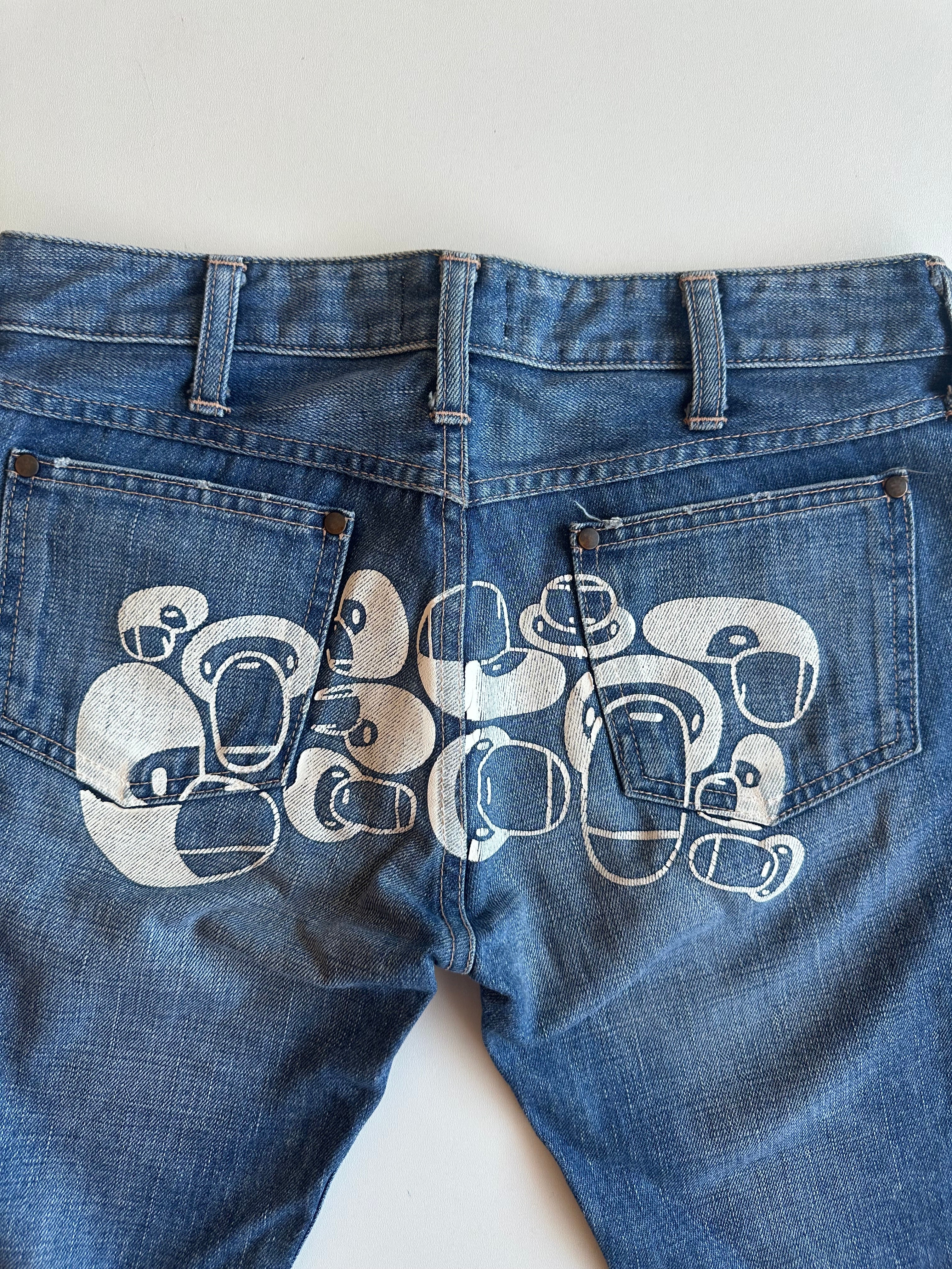Vintage Bape Ape Head Jeans