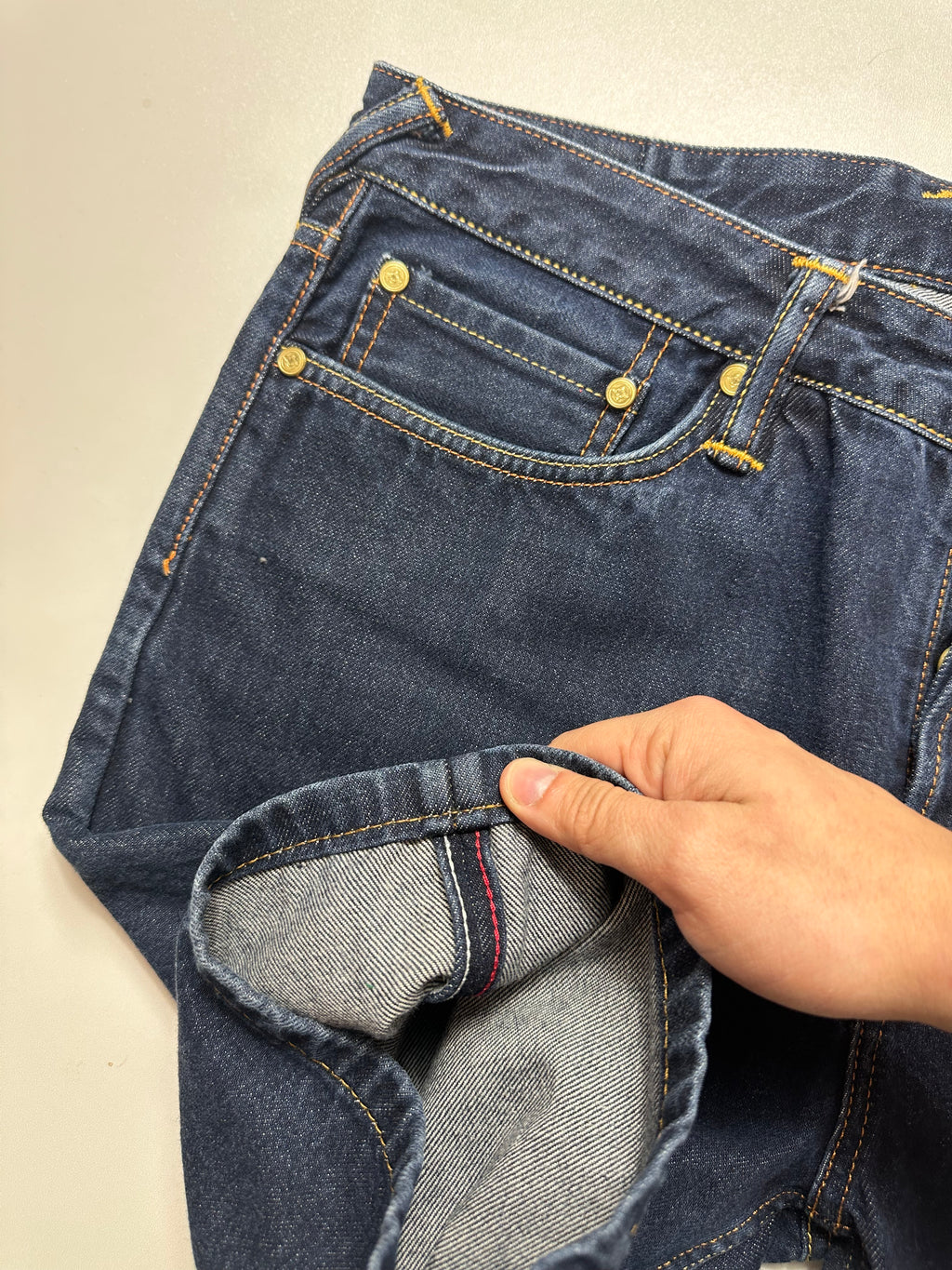 Vintage Evisu Kuro Seagull Jorts