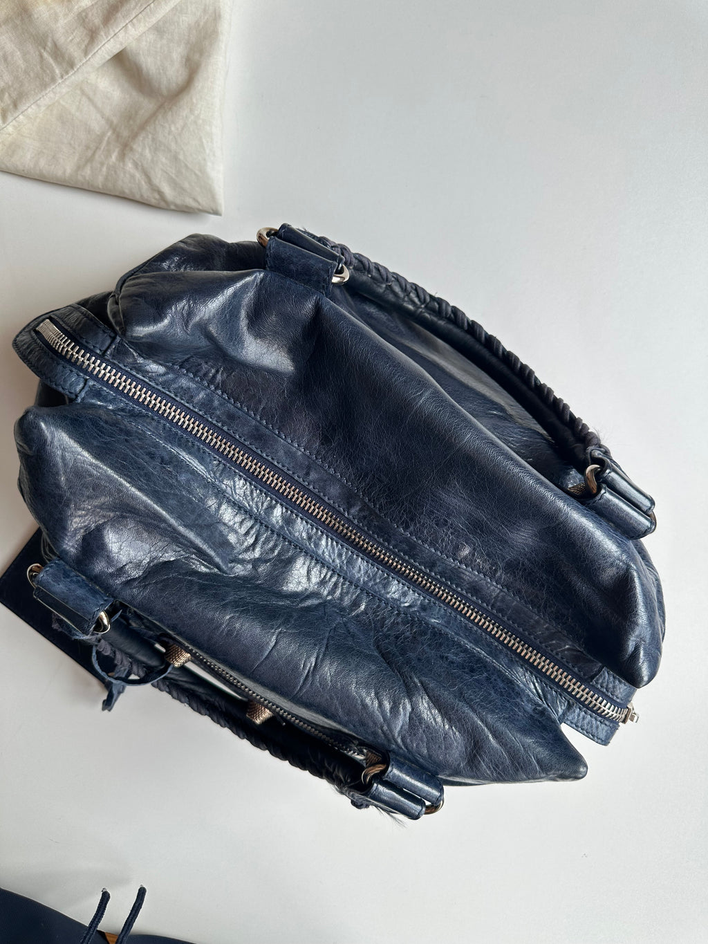 Vintage Balenciaga Midday Giant Bleu Mineral City Bag
