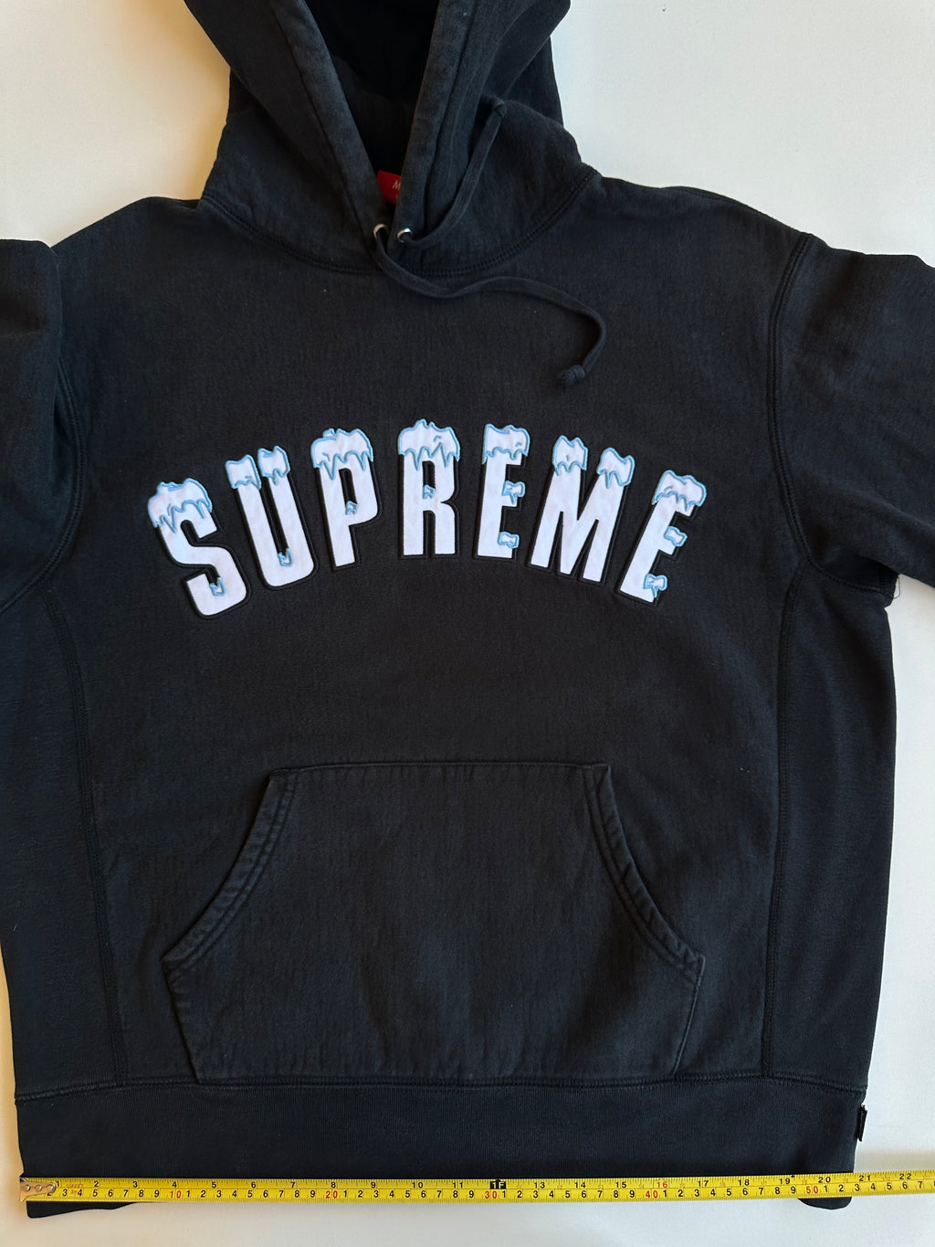 Supreme Icy Arc Hooded Sweatshirt Black – FW20