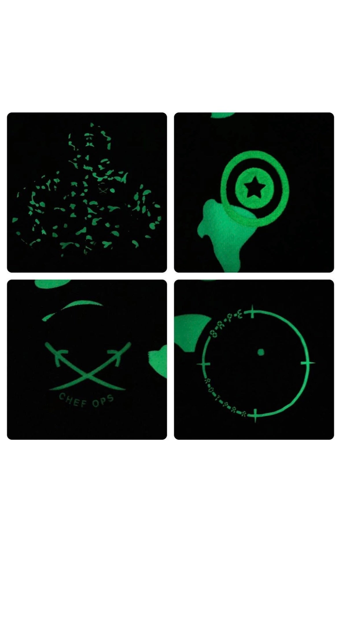 BAPE City Camo Shark Full Zip Hoodie “Chef Ops” Glow in the Dark